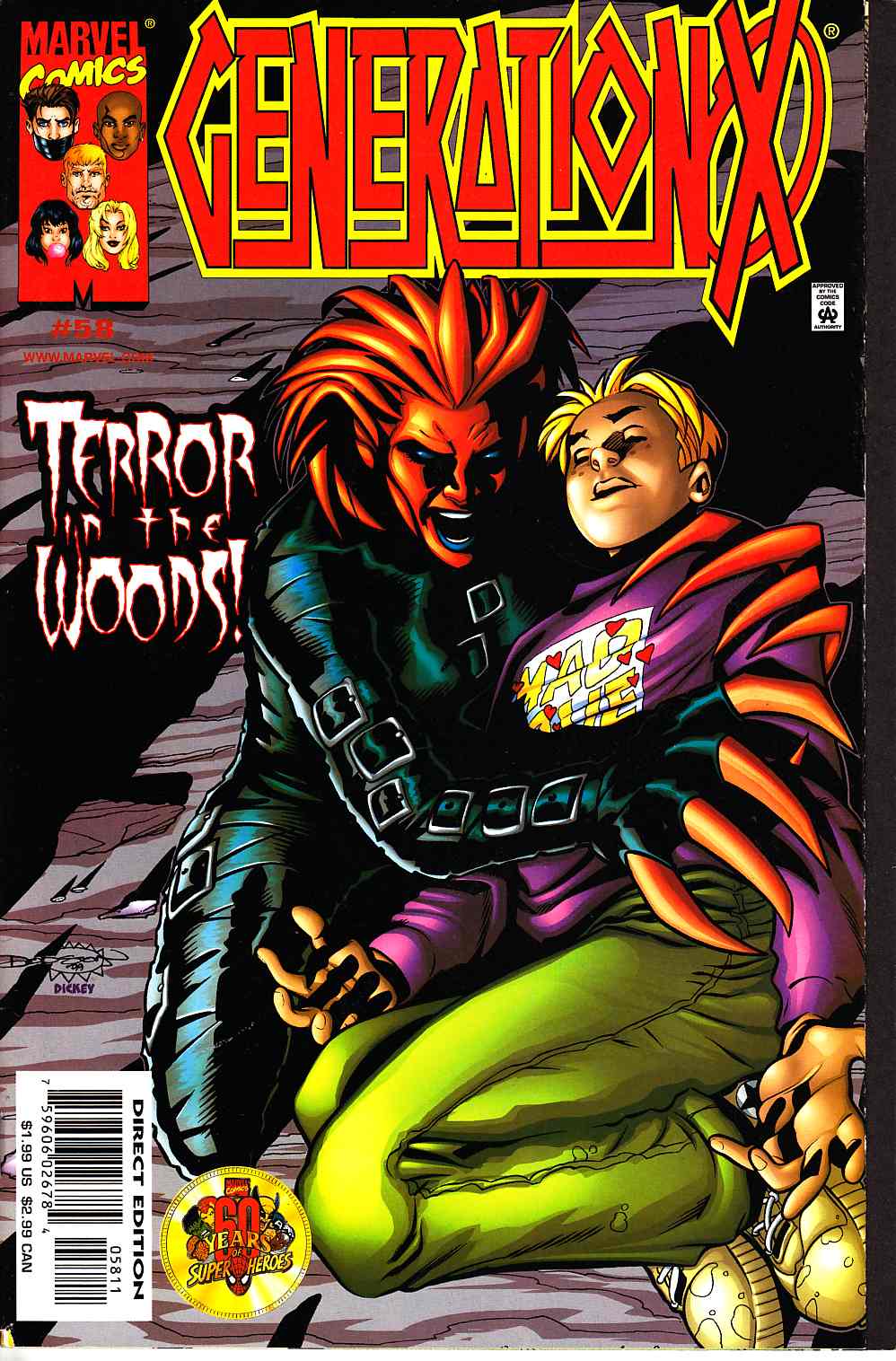 Generation X #58 Very Fine (8.0) [Marvel Comic] LARGE