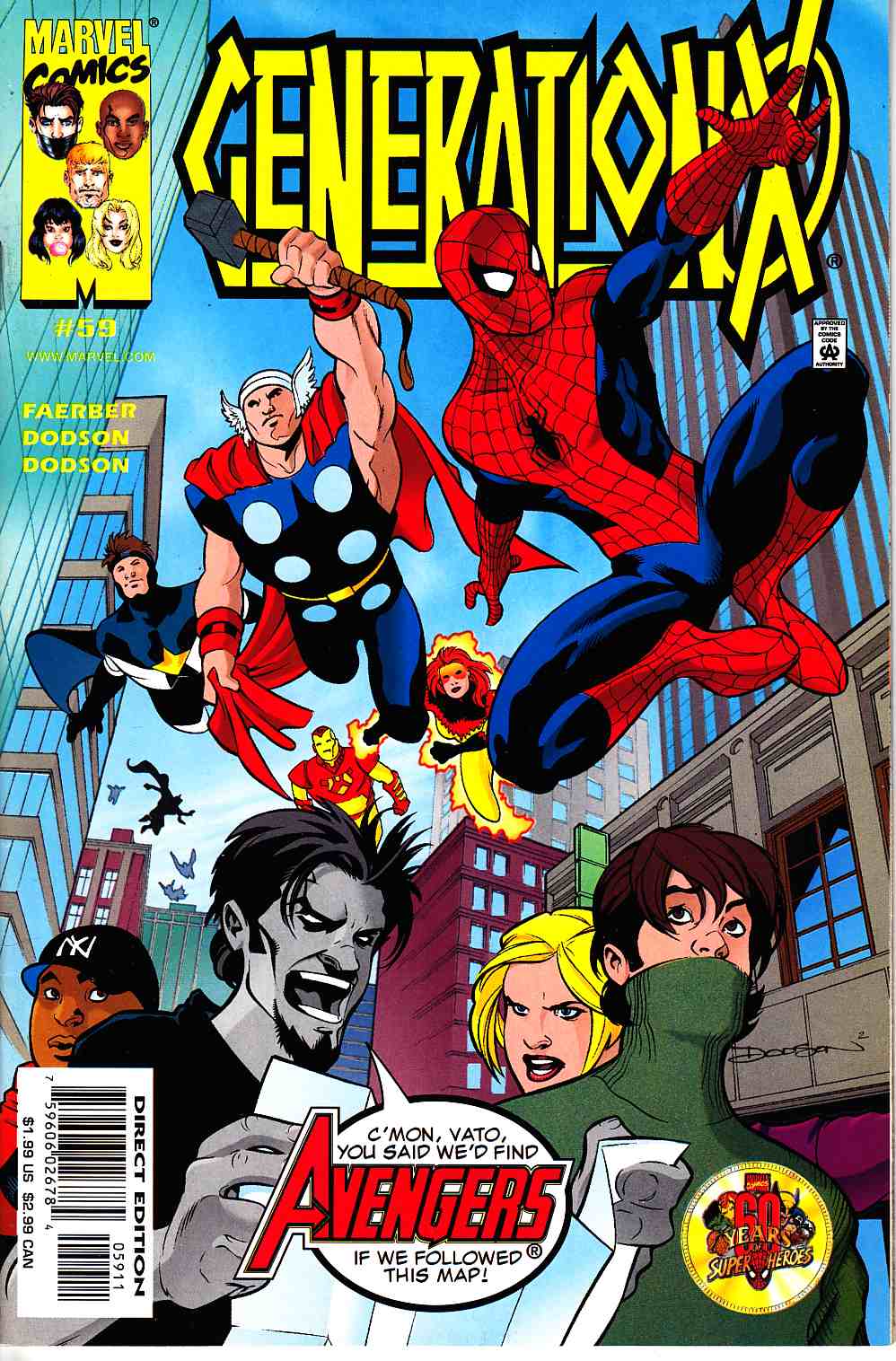 Generation X #59 Near Mint (9.4) [Marvel Comic] LARGE