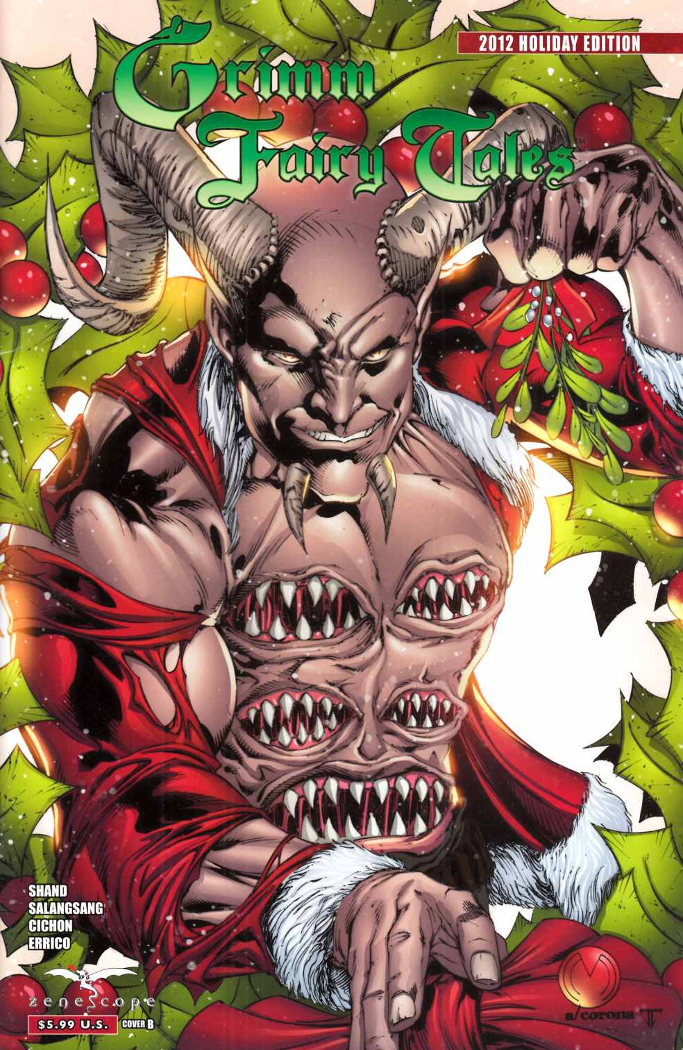 Grimm Fairy Tales 2012 Holiday Special #1 Cover B Very Fine (8.0) [Zenescope Comic] THUMBNAIL
