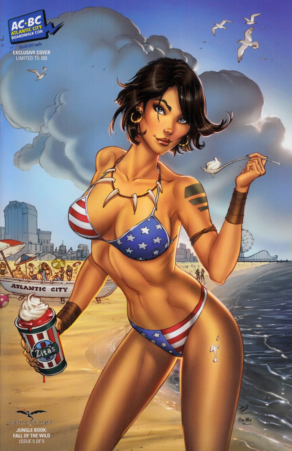 GFT Jungle Book Fall of the Wild #5 ACBC Variant Cover Near Mint (9.4) [Zenescope Comic] LARGE