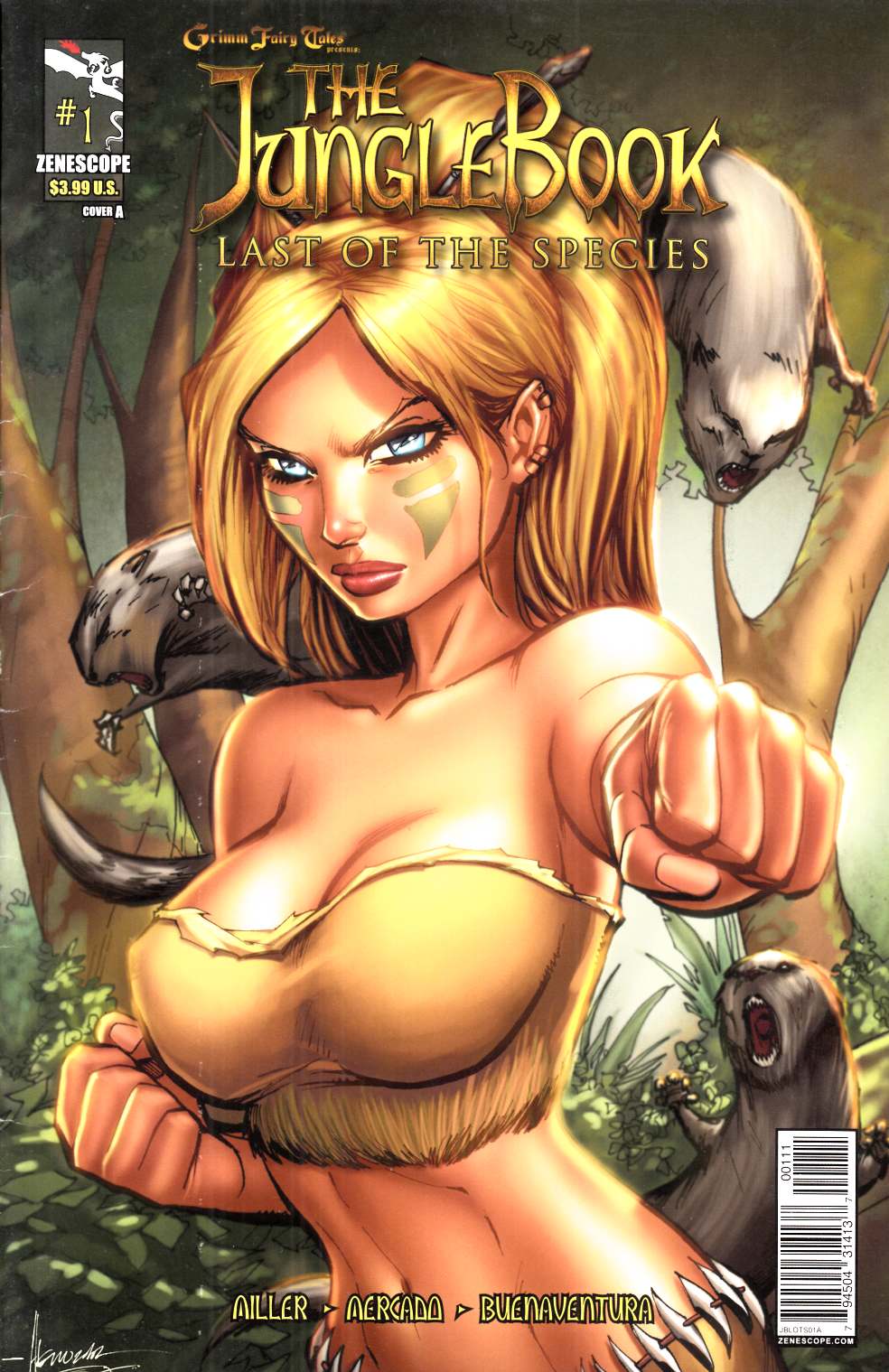 GFT Jungle Book Last of the Species #1 Cover A Fine (6.0) [Zenescope Comic] LARGE