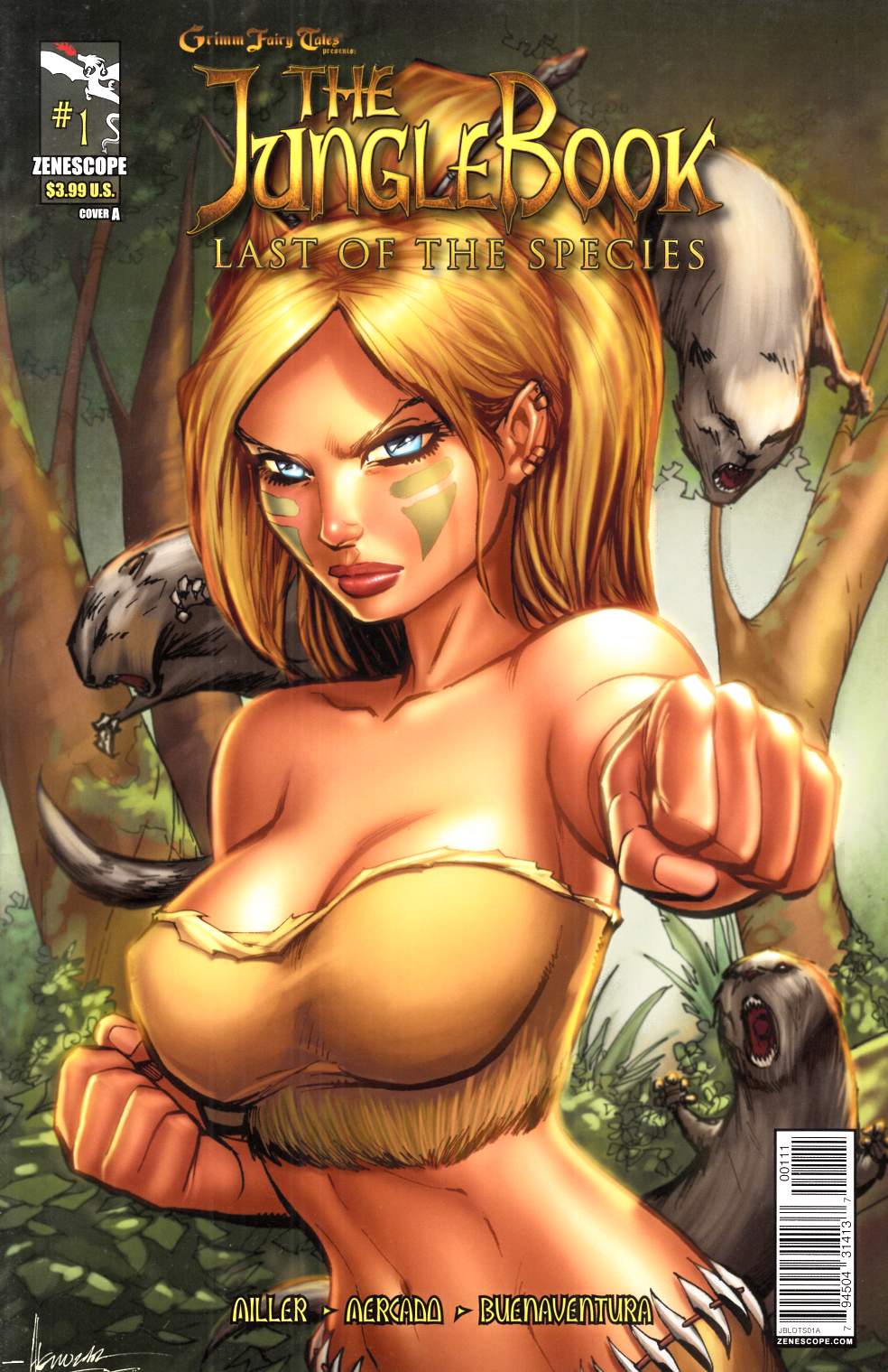 GFT Jungle Book Last of the Species #1 Cover A Near Mint (9.4) [Zenescope Comic] LARGE