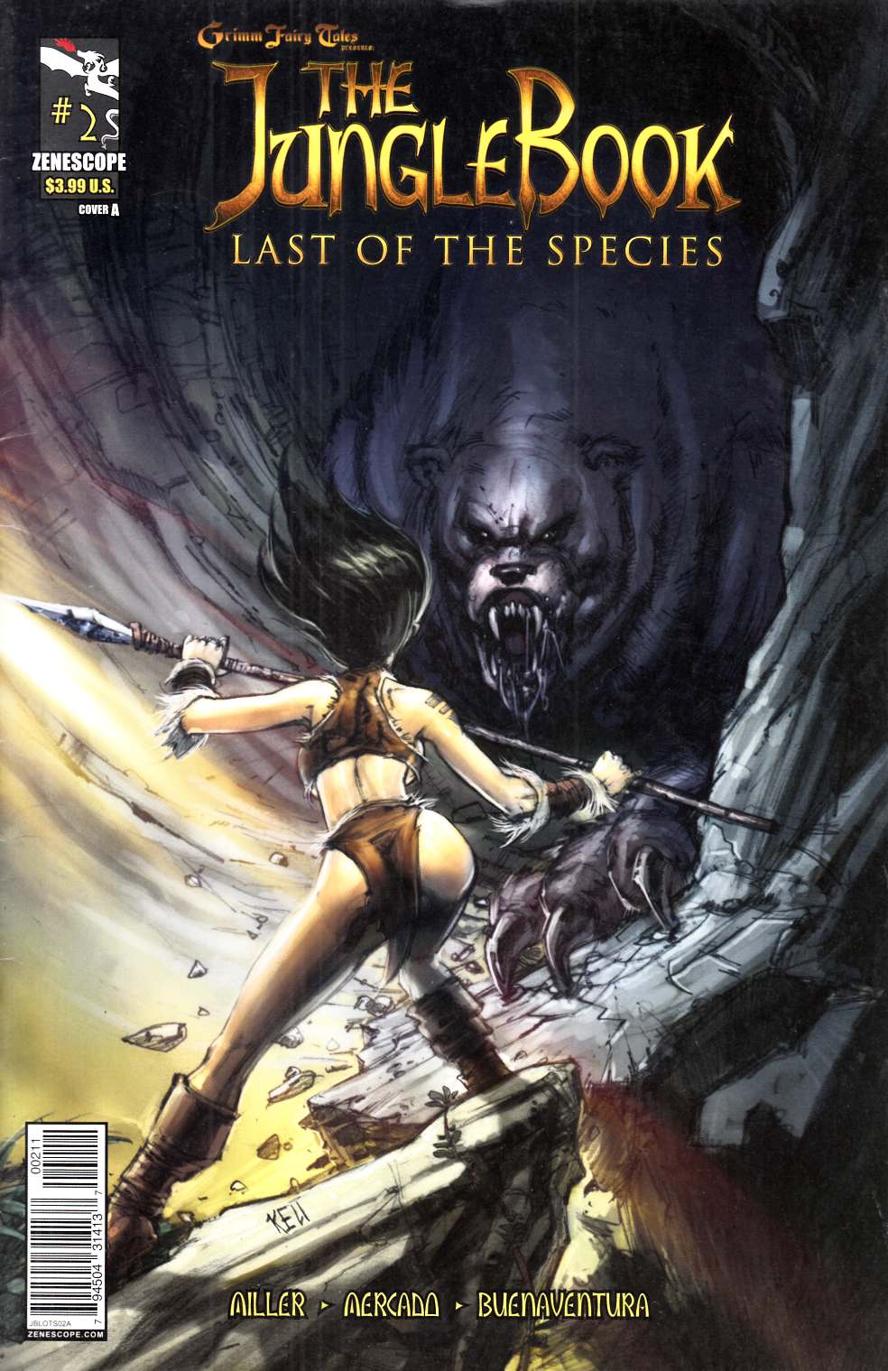 GFT Jungle Book Last of the Species #2 Cover A Fine (6.0) [Zenescope Comic] LARGE