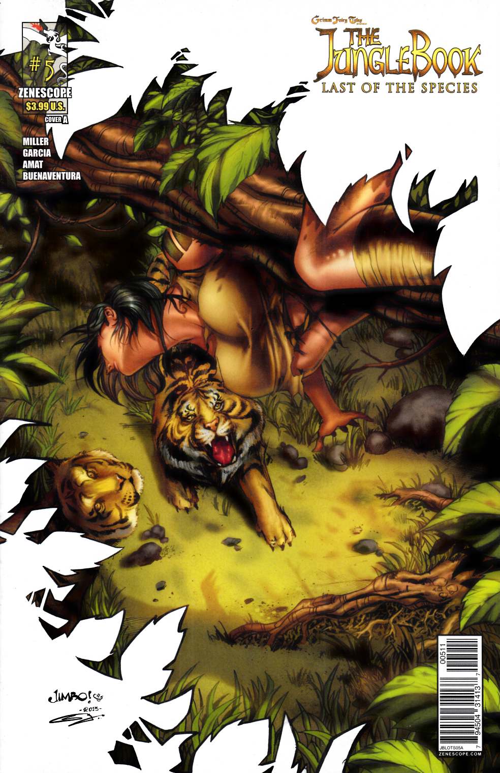 GFT Jungle Book Last of the Species #5 Cover A Fine (8.0) [Zenescope Comic] LARGE