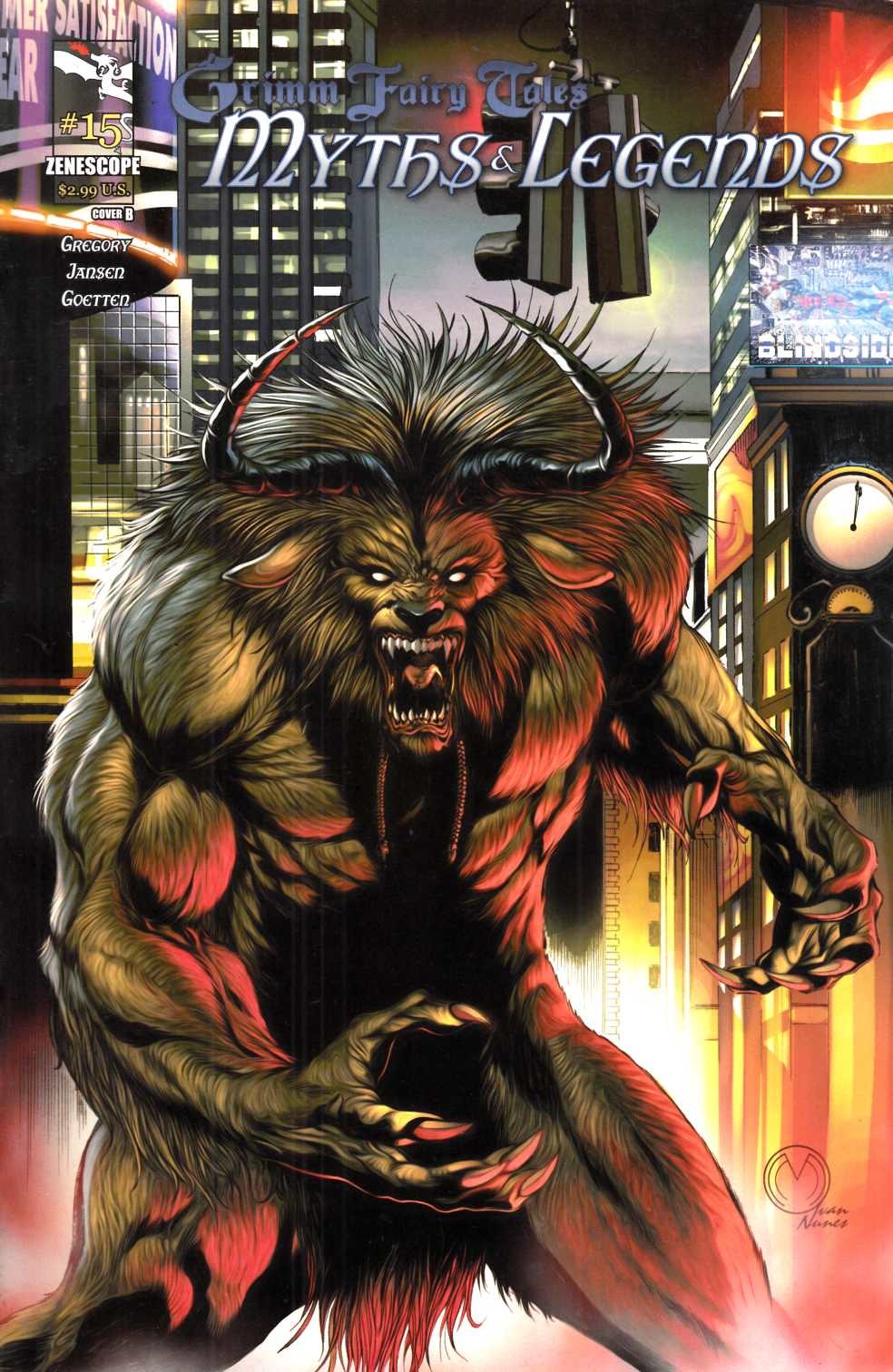 GFT Myths & Legends #15 Cover B Very Fine (8.0) [Zenescope Comic] LARGE