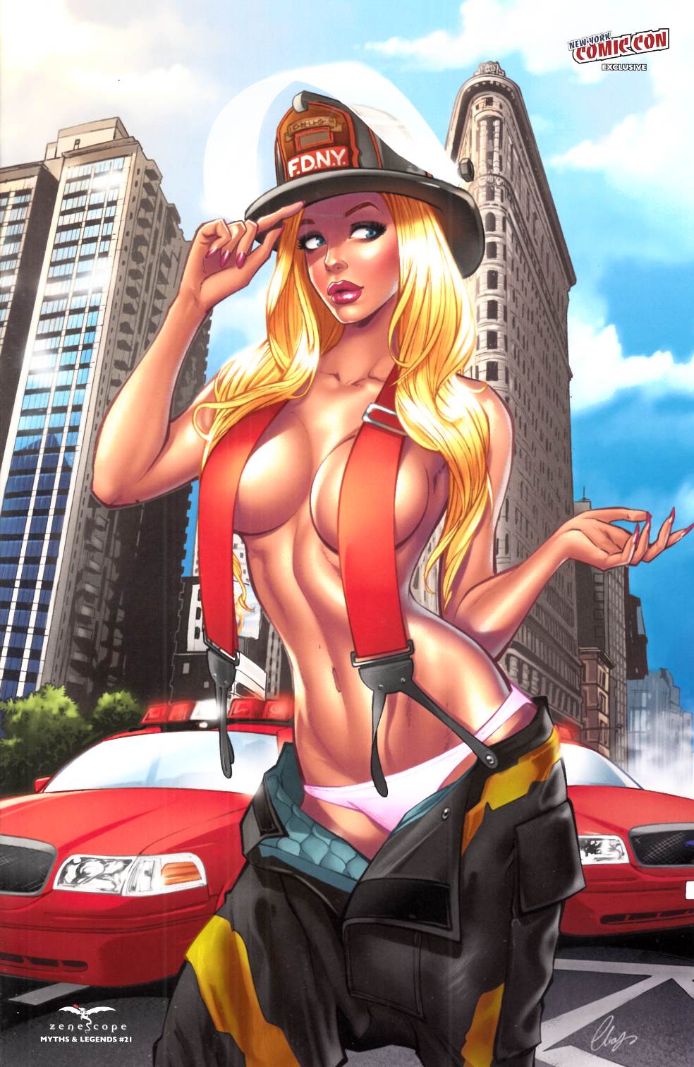 GFT Myths & Legends #21 NYCC Variant B Near Mint (9.4) [Zenescope Comic] LARGE