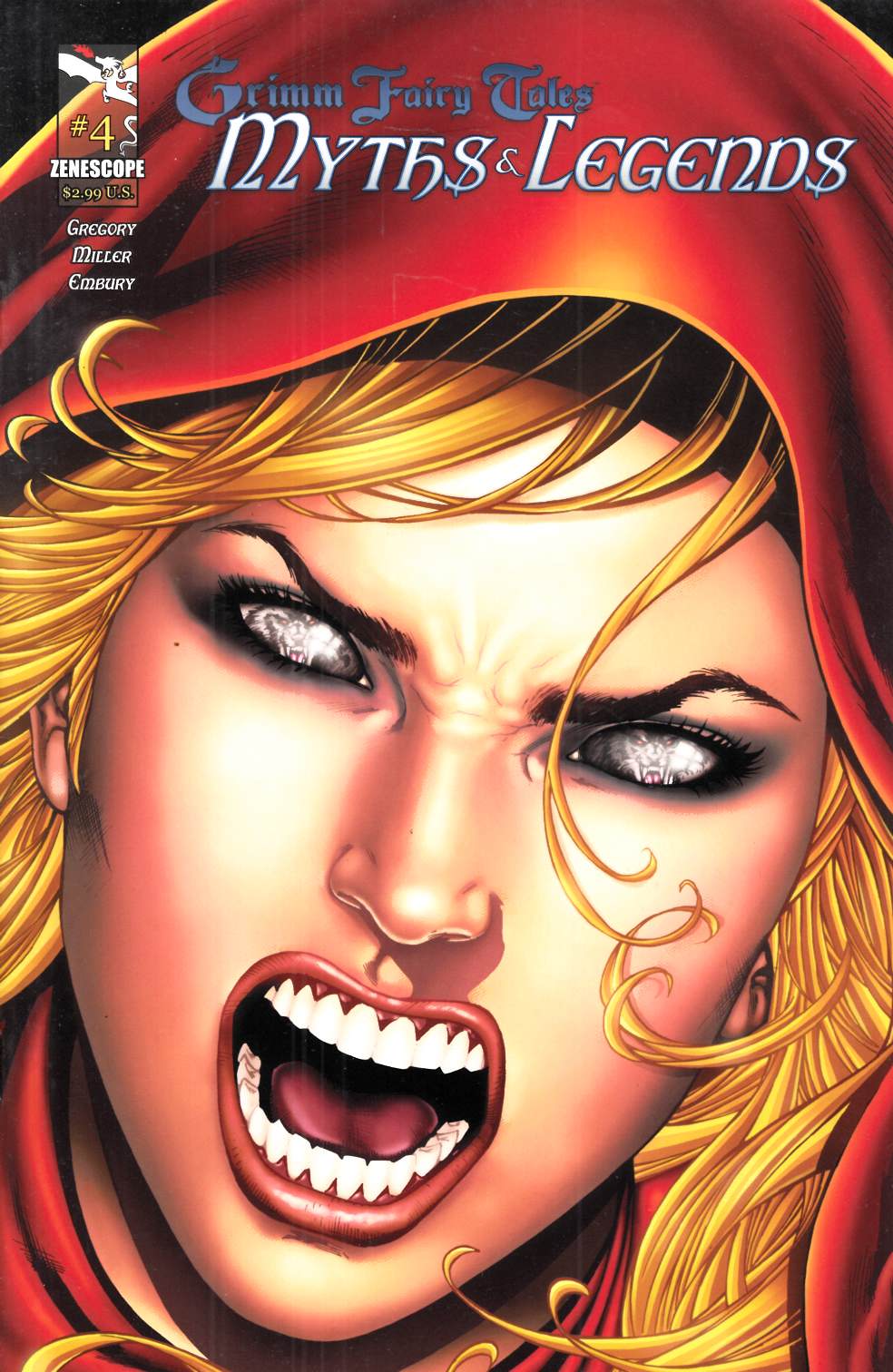 GFT Myths & Legends #4 Cover B Very Fine (8.0) [Zenescope Comic] LARGE