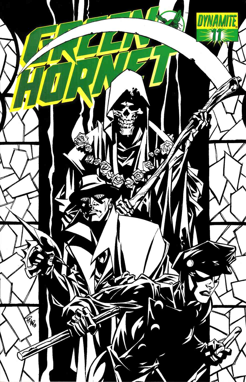 Green Hornet #11 Hester Sketch Variant Cover Very Fine (8.0) [Dynamite Comic] THUMBNAIL