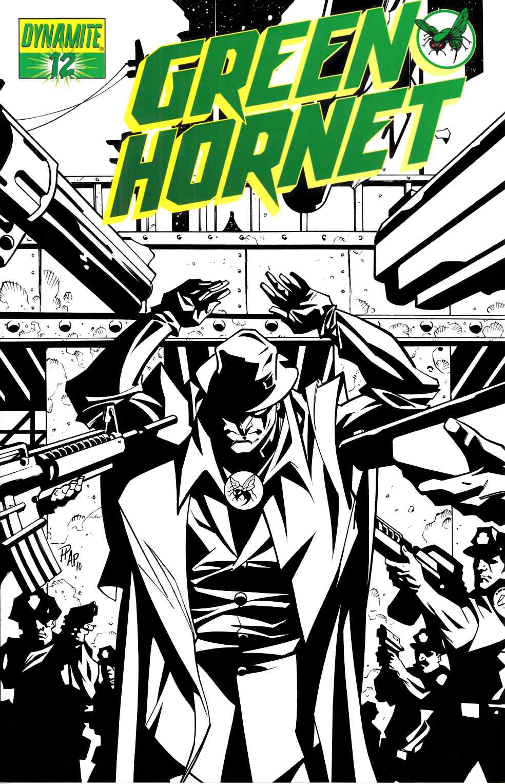 Green Hornet #12 Hester Sketch Variant Cover Very Fine (8.0) [Dynamite Comic] THUMBNAIL