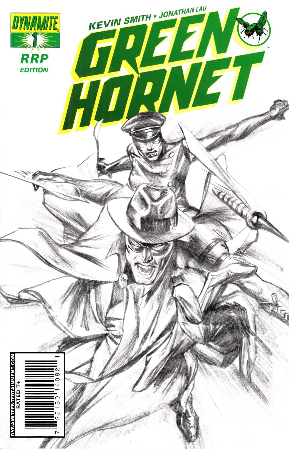 Green Hornet #1 RRP Ross Sketch Variant Cover Fine (6.0) [Dynamite Comic] THUMBNAIL