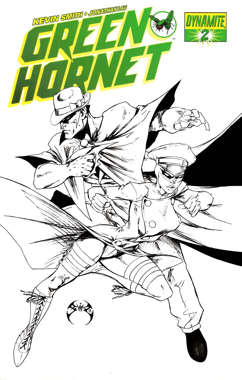 Green Hornet #2 Benitez Sketch Variant Cover Very Fine (8.0) [Dynamite Comic] LARGE