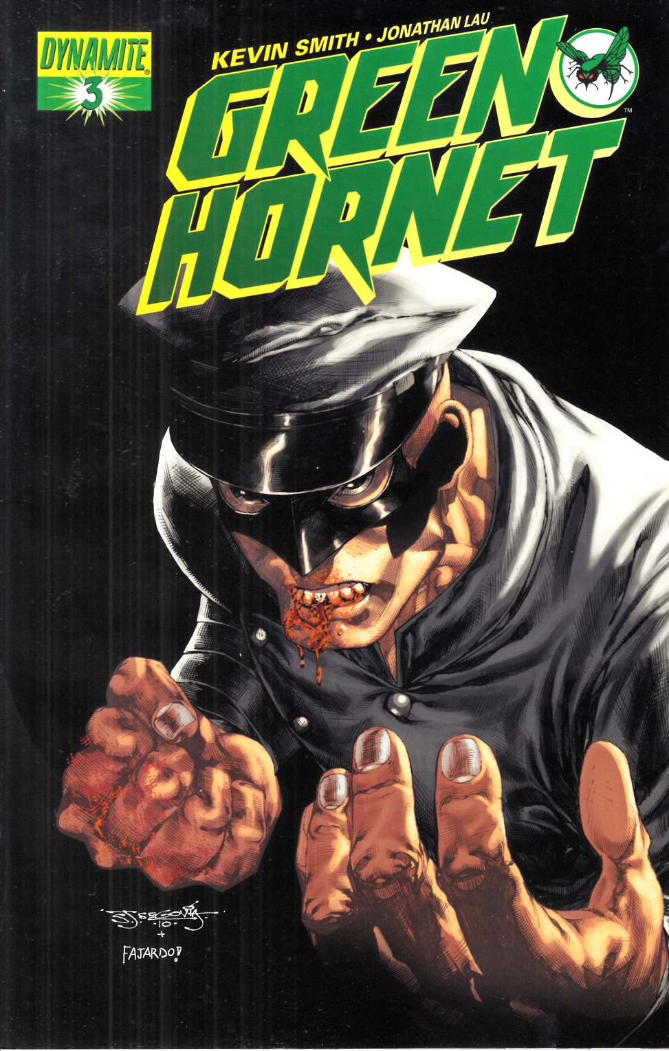 Green Hornet #3 Segovia Variant Cover Very Fine (8.0) [Dynamite Comic] LARGE