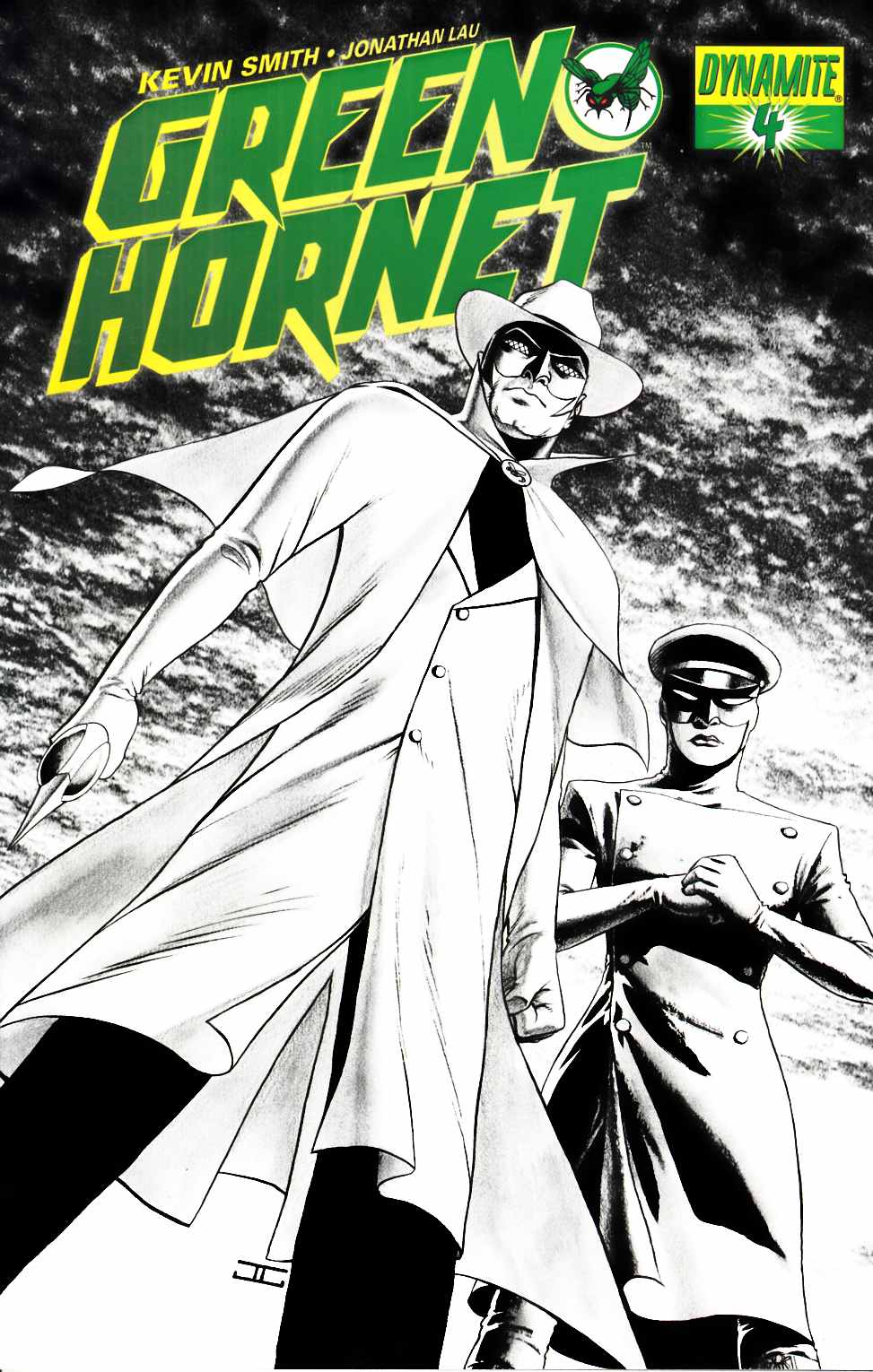 Green Hornet #4 Cassaday Sketch Variant Cover Vey Fine (8.0) [Dynamite Comic] THUMBNAIL