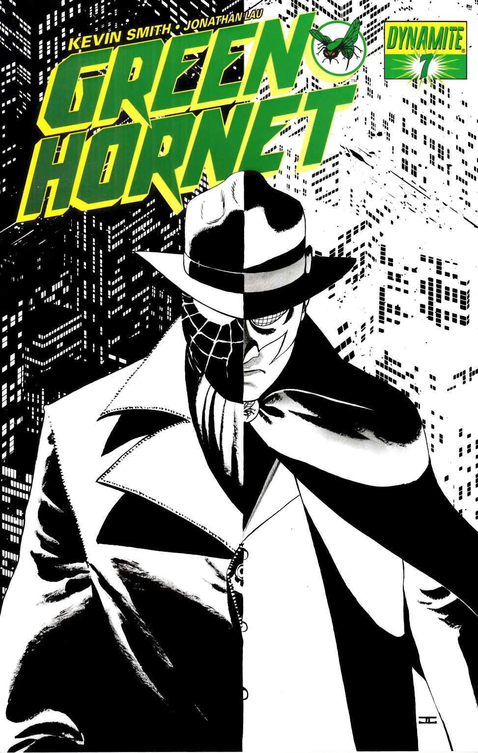 Green Hornet #7 Cassaday Sketch Cover Variant Very Fine (8.0) [Dynamite Comic] THUMBNAIL