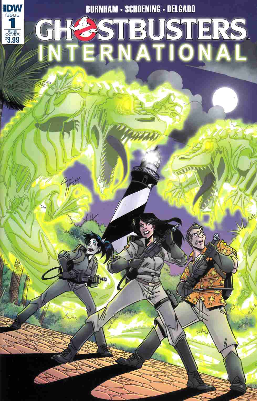 Ghostbusters International #1 Subscription Cover [IDW Comic] LARGE