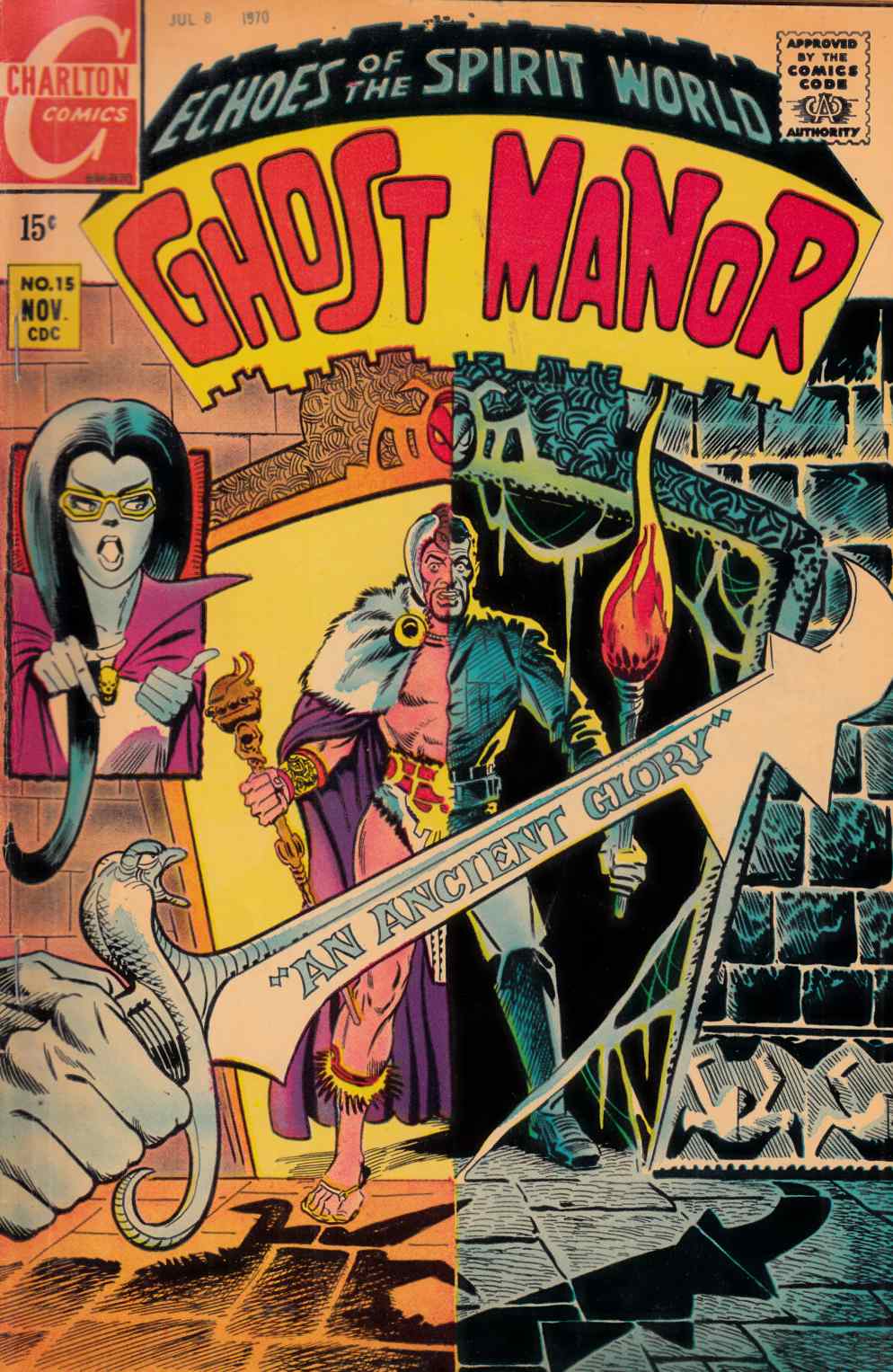 Ghost Manor #15 Fine Minus (5.5) [Charlton Comic] THUMBNAIL