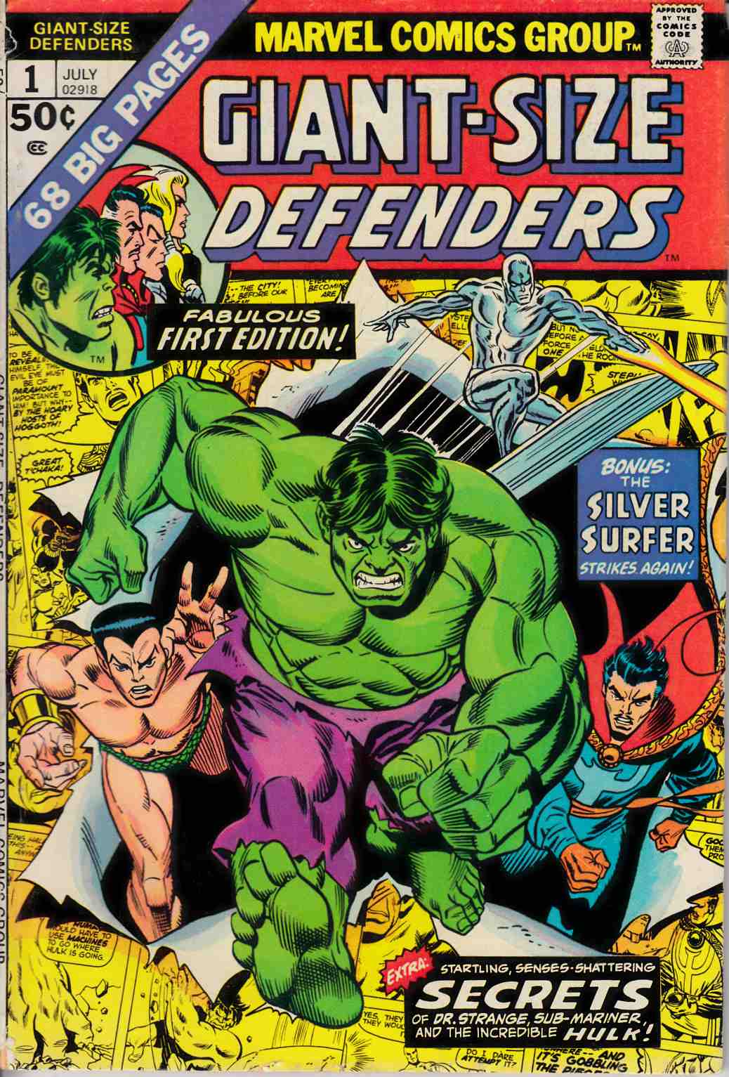 Giant Size Defenders #1 Very Good Plus (4.5) [Marvel Comic] THUMBNAIL