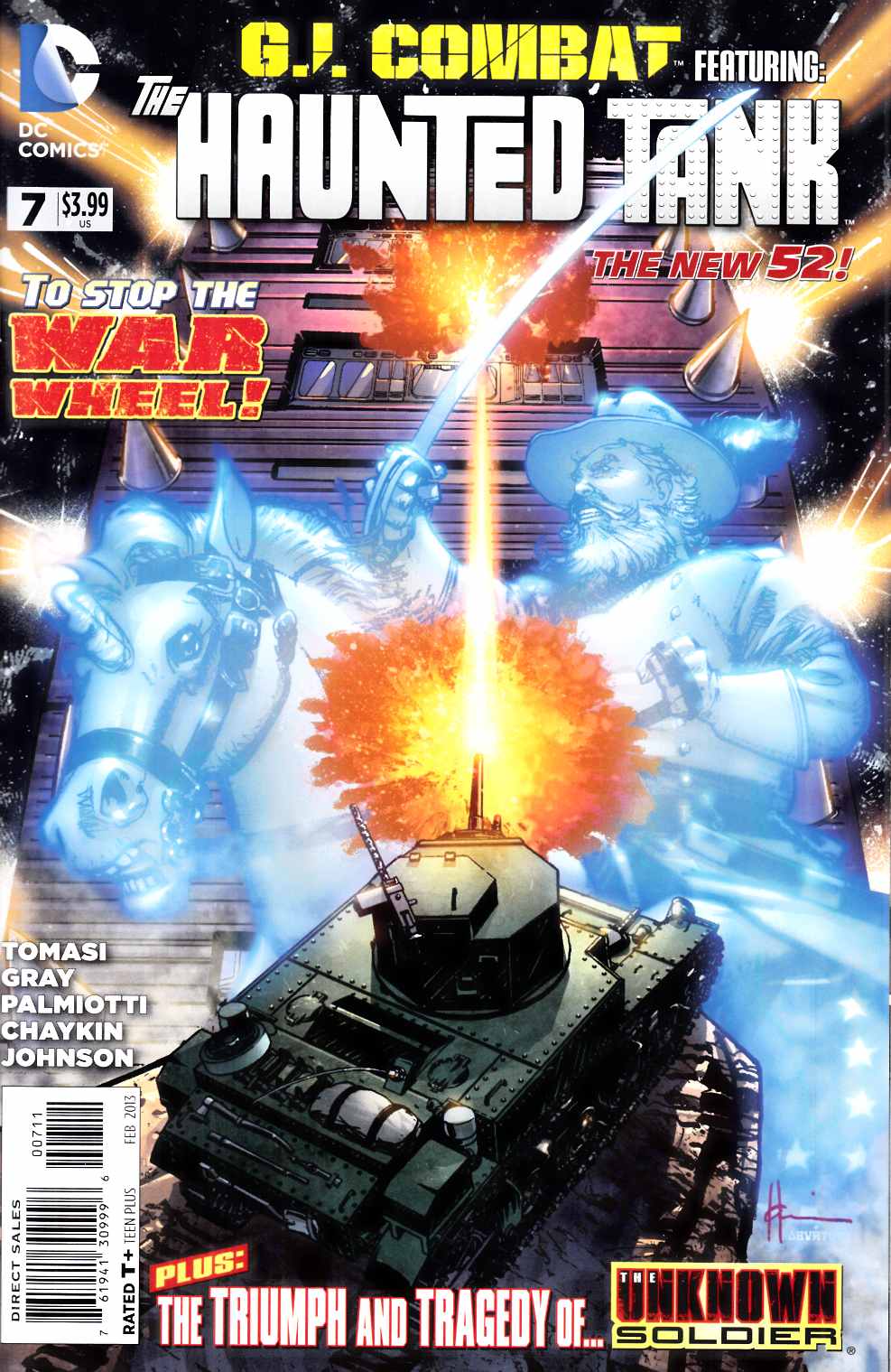GI Combat #7 Very Fine (8.0) [DC Comic] LARGE