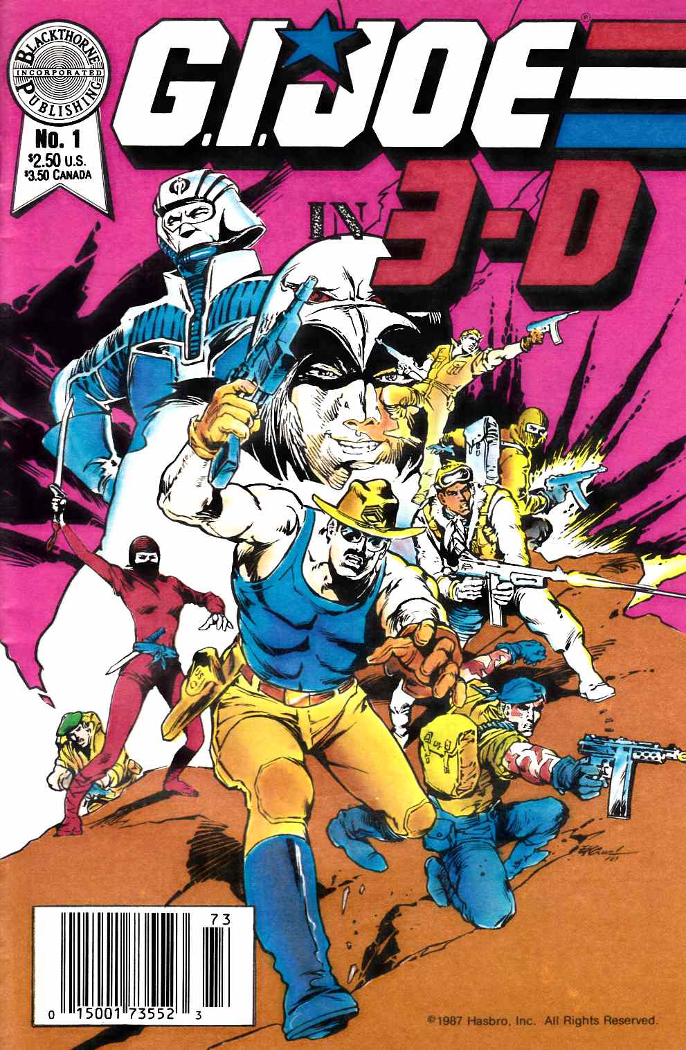 GI Joe 3-D #1 Very Fine (8.0) [Blackthorne Comic] THUMBNAIL