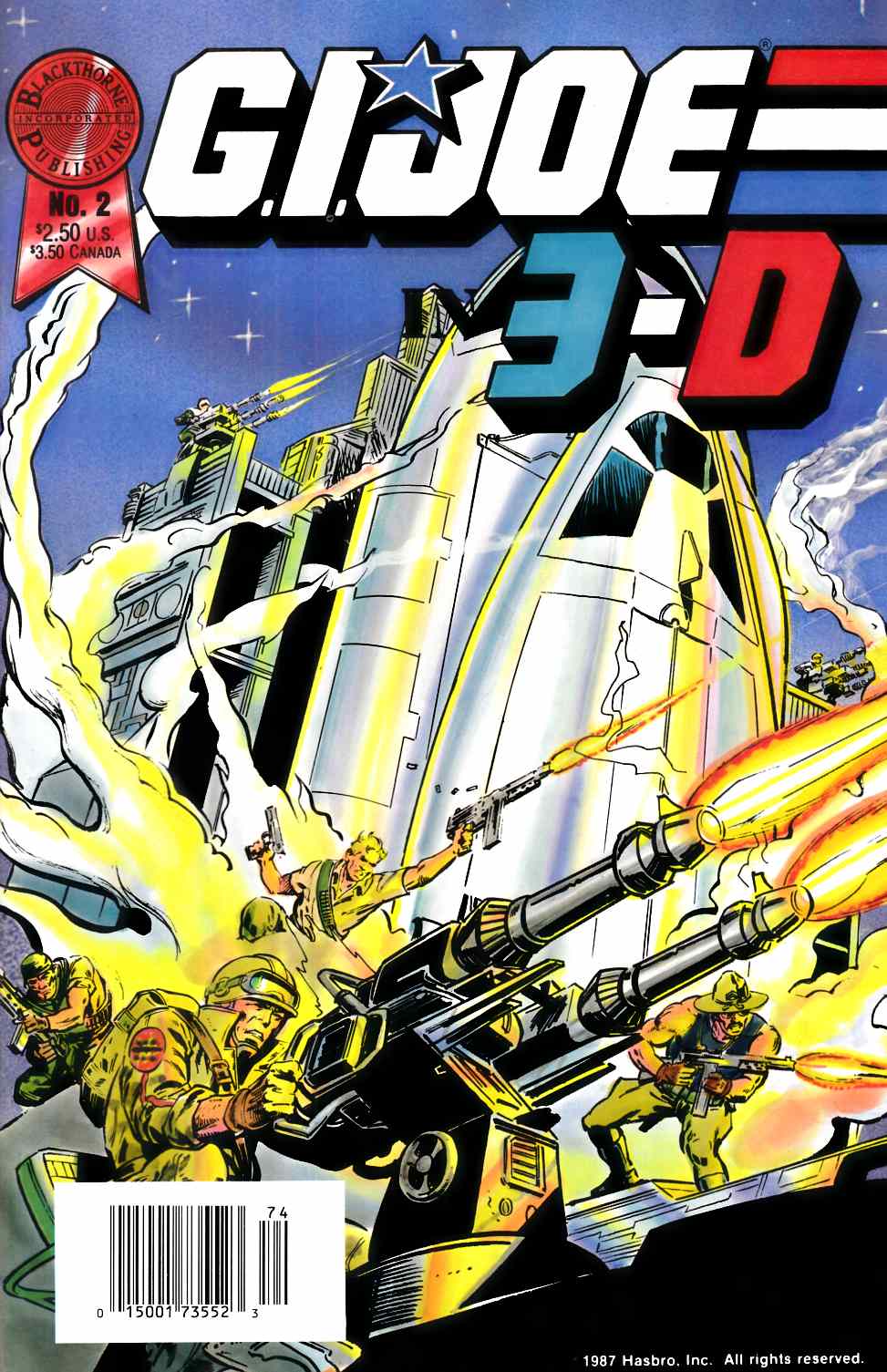 GI Joe 3-D #2 Very Fine (8.0) [Blackthorne Comic] THUMBNAIL