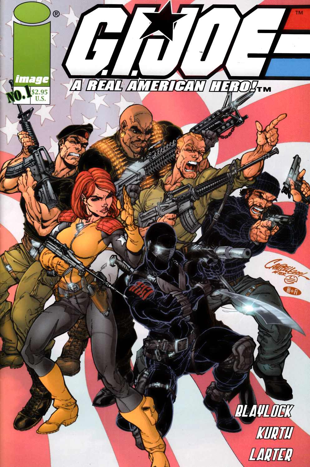 GI Joe #1 Near Mint (9.4) [Image Comic] LARGE