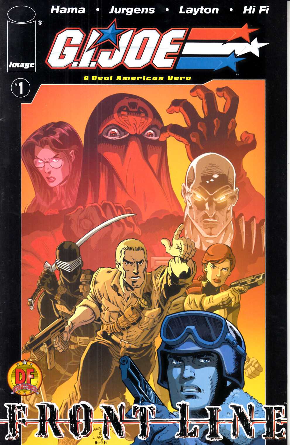 GI Joe Frontline #1 DF Variant Cover Very Fine (8.0) [Image Comic] THUMBNAIL