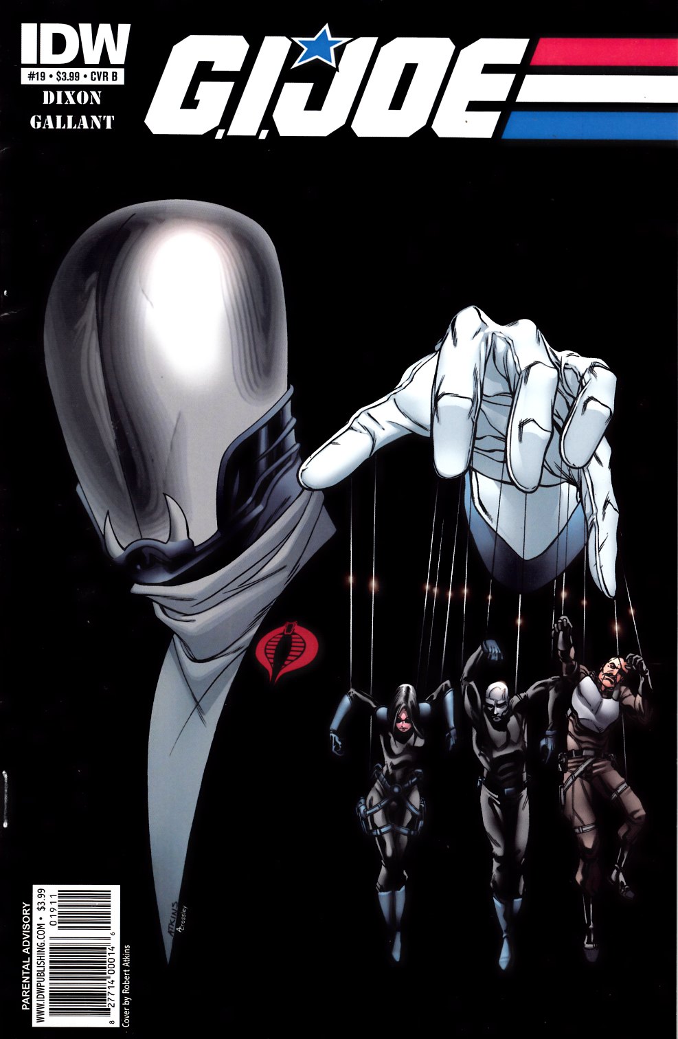 GI Joe #19 Cover B Fine (6.0) [IDW Comic] THUMBNAIL