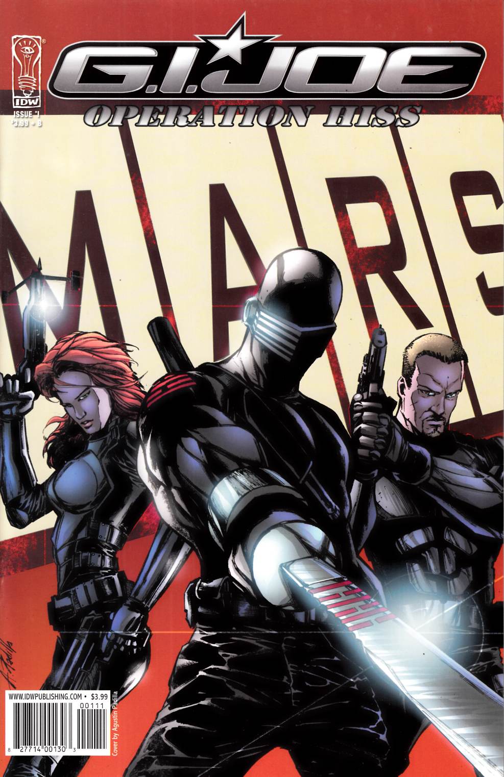 GI Joe Operation Hiss #1 Cover B Near Mint (9.4) [IDW Comic] LARGE
