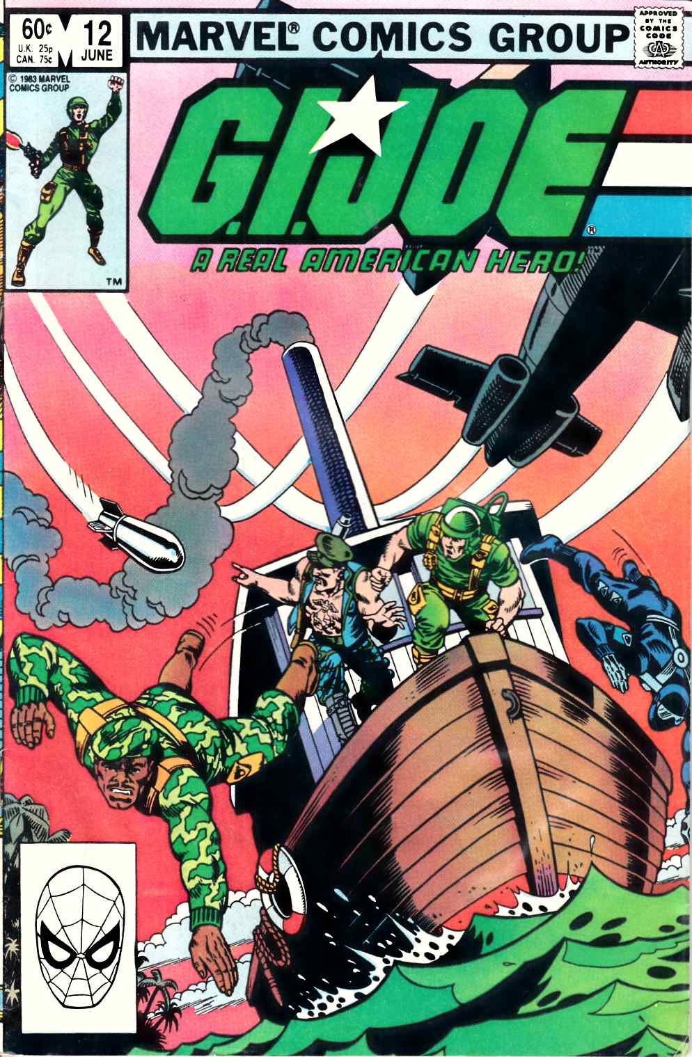 GI Joe A Real American Hero #12 Good/ Very Good (3.0) [Marvel Comic] THUMBNAIL