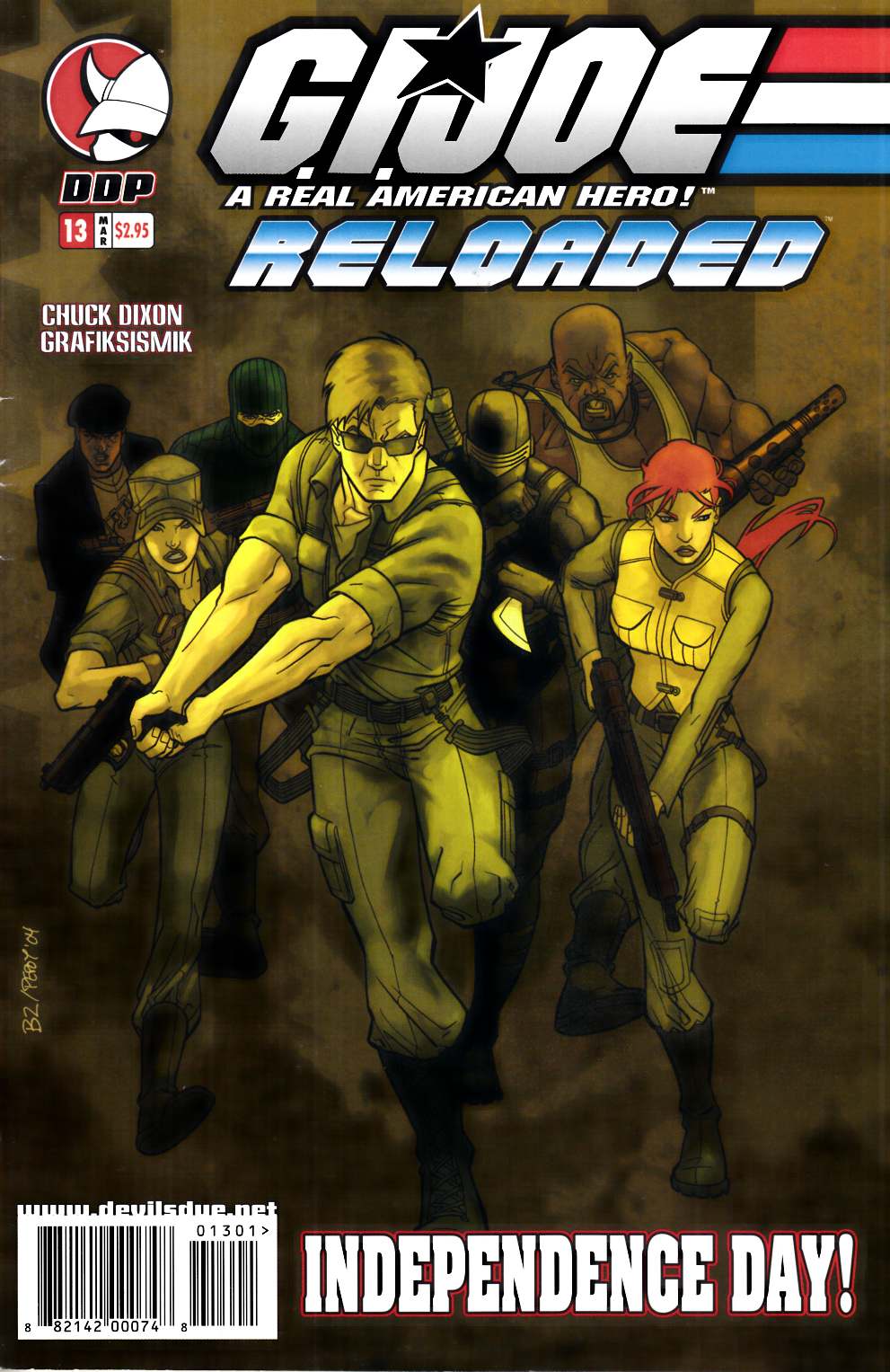 GI Joe Reloaded #13 Fine (6.0) [Devils Due Comic] LARGE