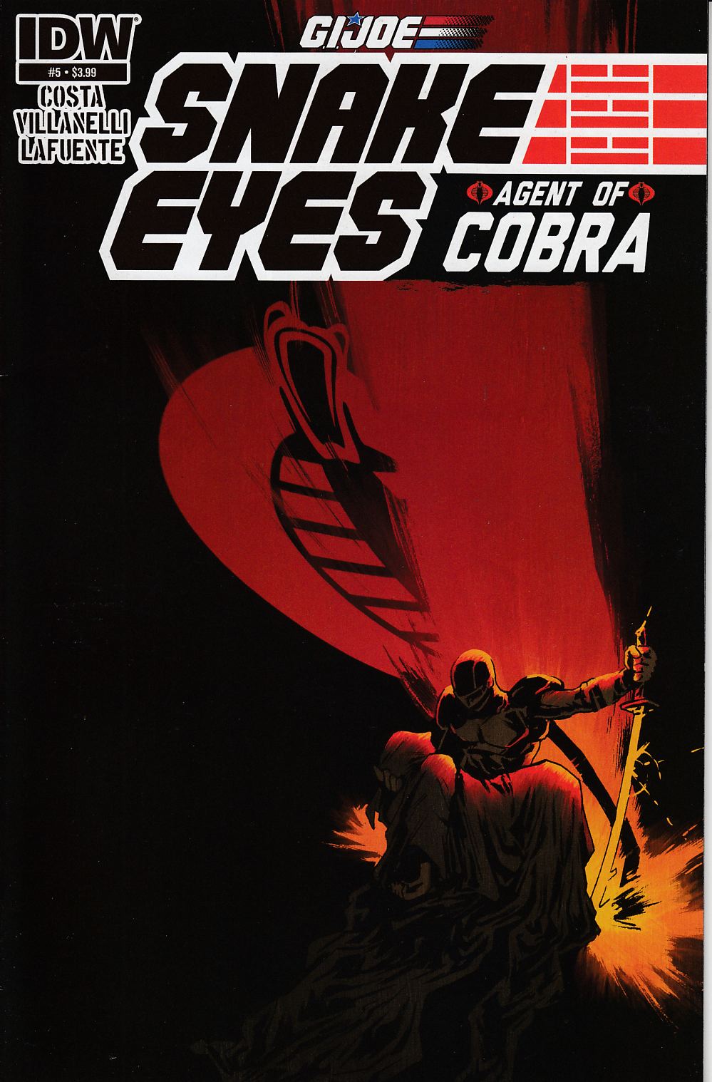GI Joe Snake Eyes Agent of Cobra #5 Cover A Very Fine (8.0) [IDW Comic] LARGE