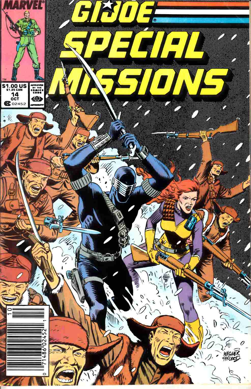 GI Joe Special Missions #14 Newsstand Edition Fine (6.0) [Marvel Comic] THUMBNAIL