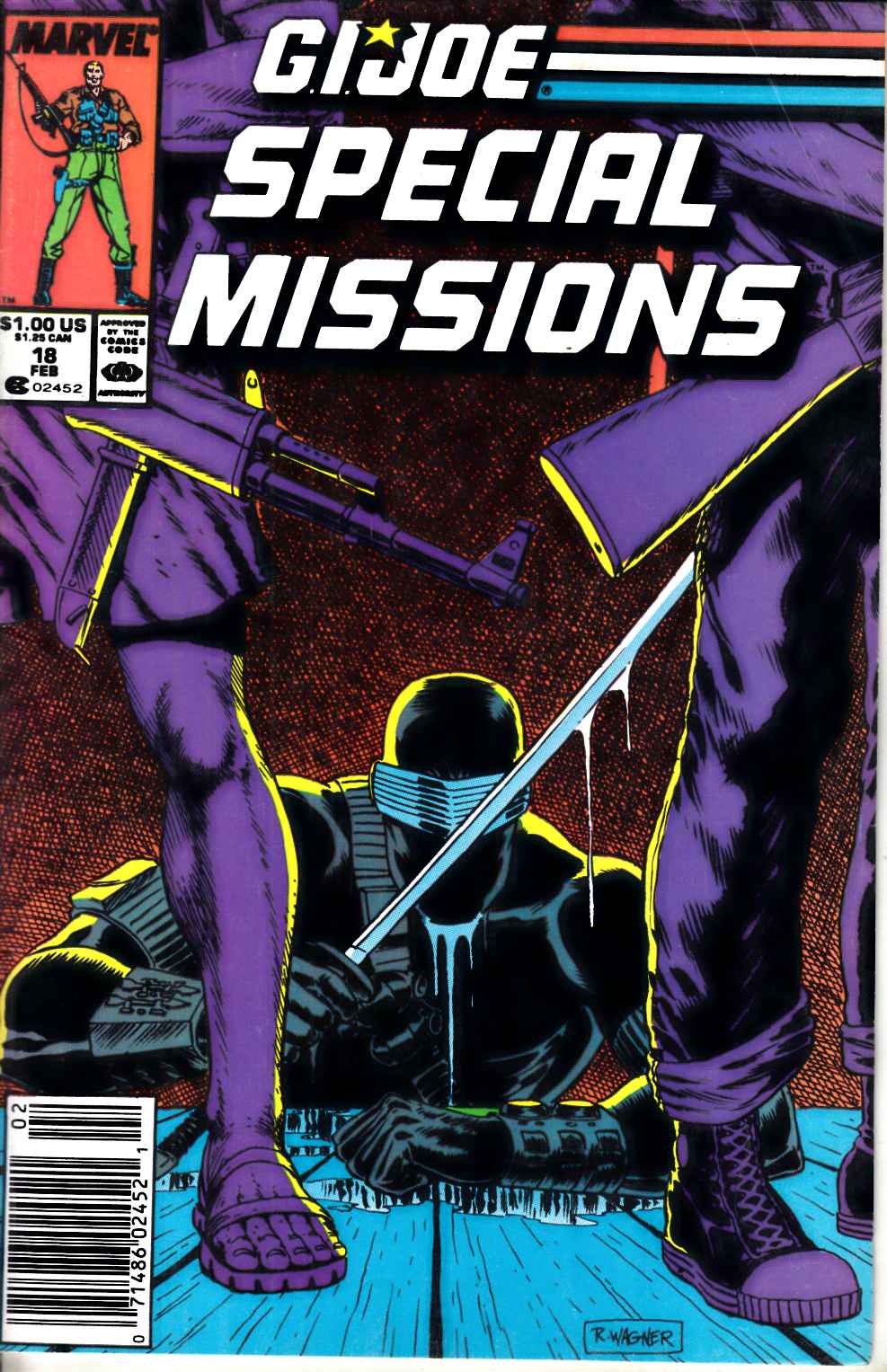 GI Joe Special Missions #18 Newsstand Edition Fine (6.0) [Marvel Comic] THUMBNAIL