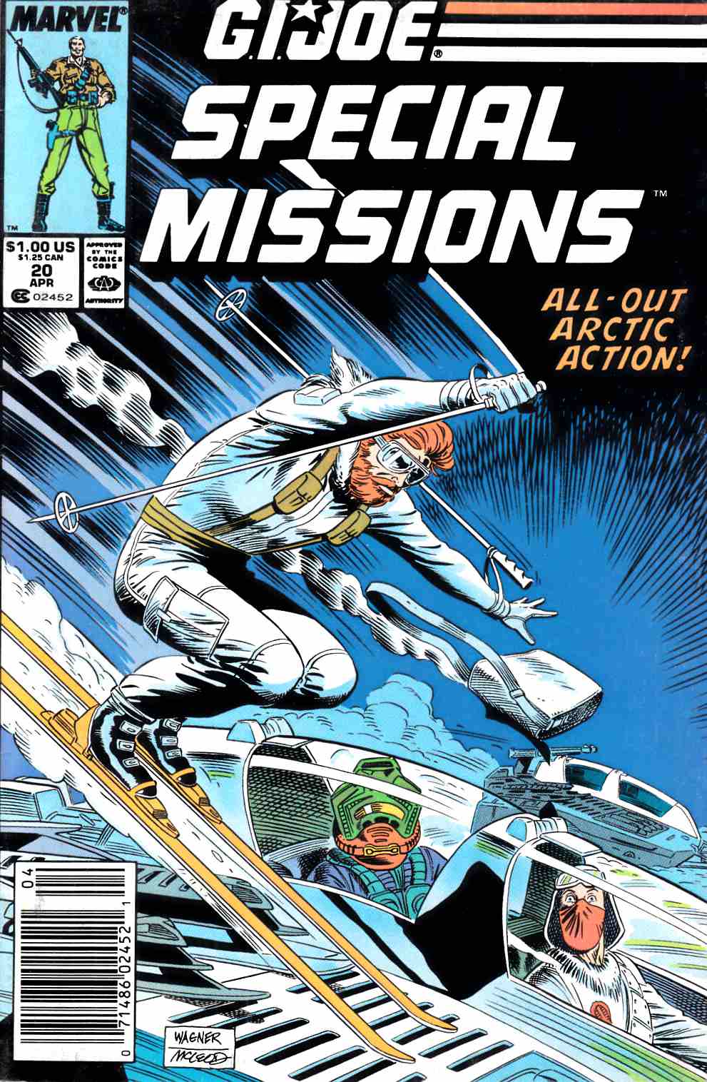 GI Joe Special Missions #20 Newsstand Edition Fine (6.0) [Marvel Comic] THUMBNAIL