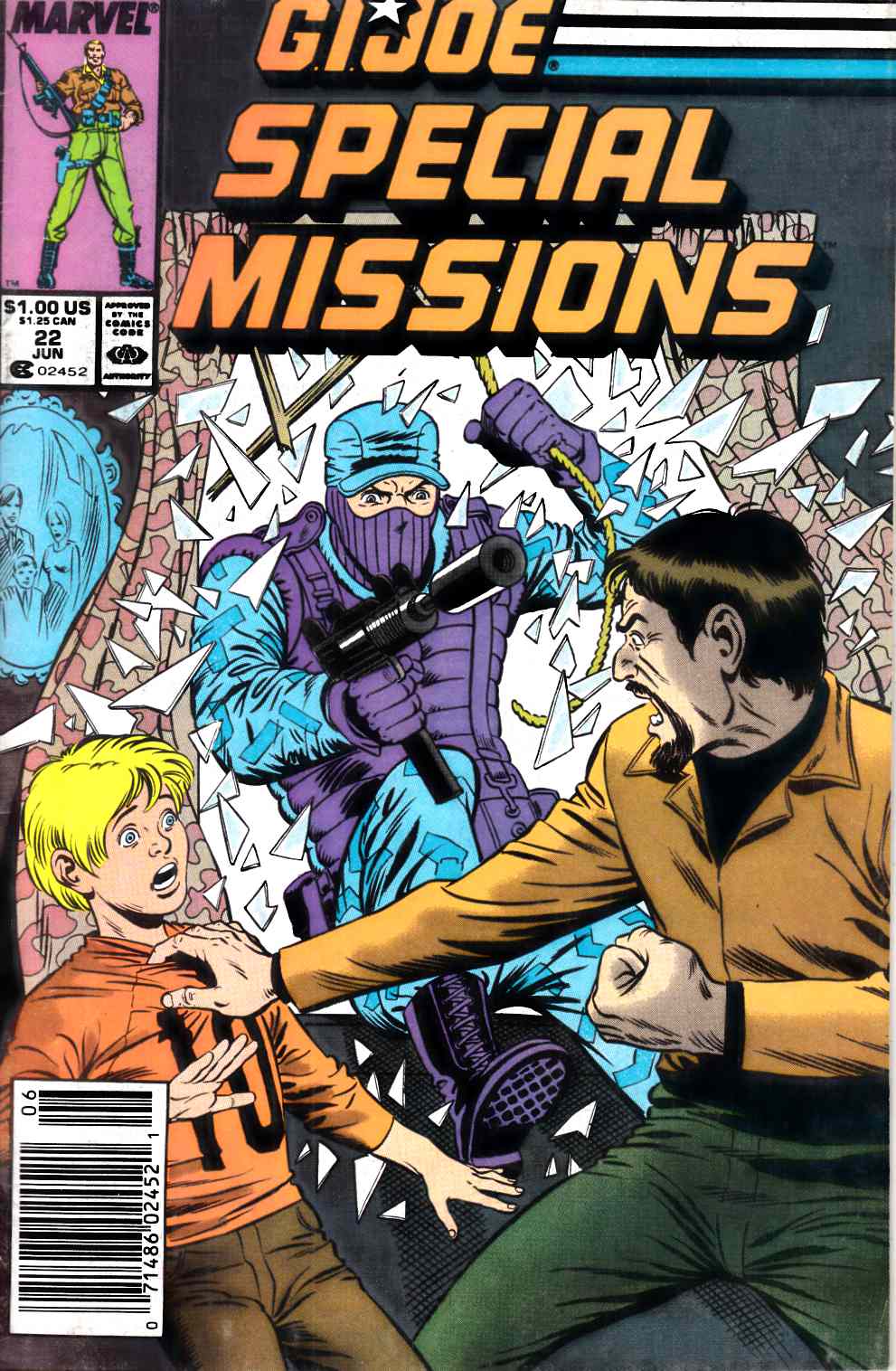 GI Joe Special Missions #22 Newsstand Edition Fine (6.0) [Marvel Comic] THUMBNAIL