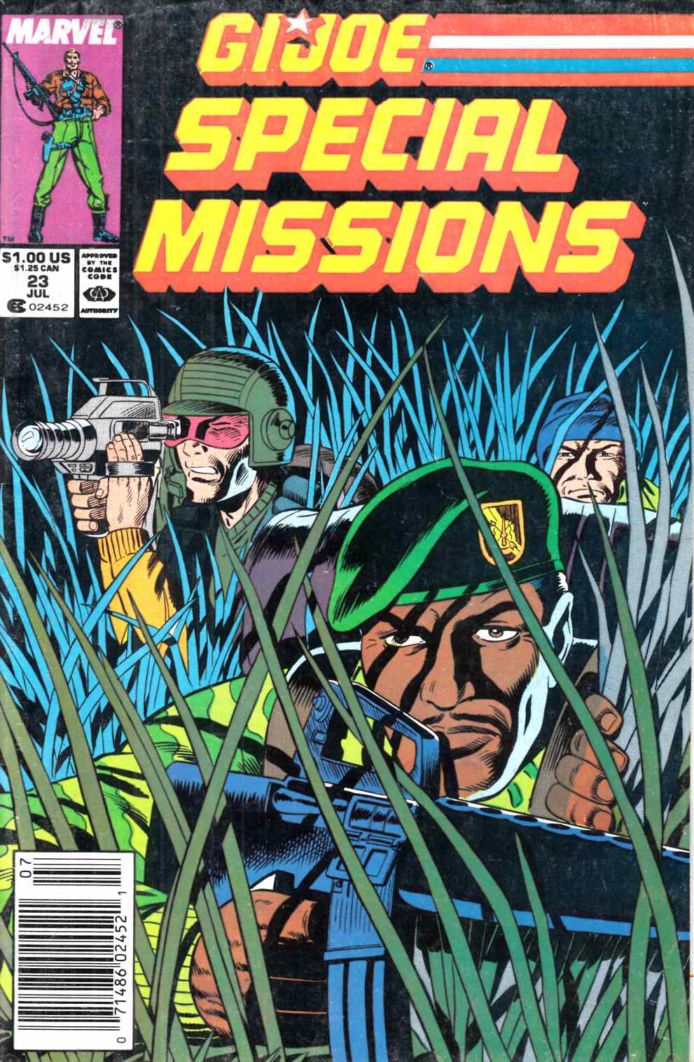 GI Joe Special Missions #23 Newsstand Edition Fine (6.0) [Marvel Comic] THUMBNAIL