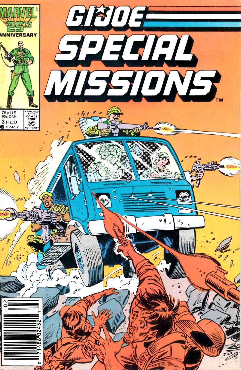 GI Joe Special Missions #3 Newsstand Edition Fine (6.0) [Marvel Comic] LARGE