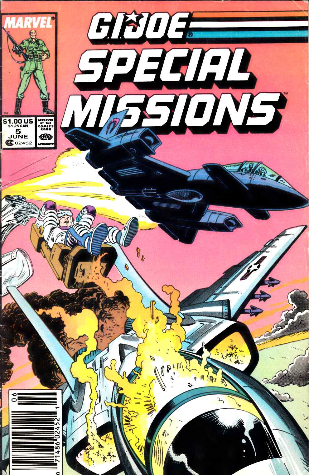 GI Joe Special Missions #5 Newsstand Edition Good/Very Good (3.0) [Marvel Comic] LARGE