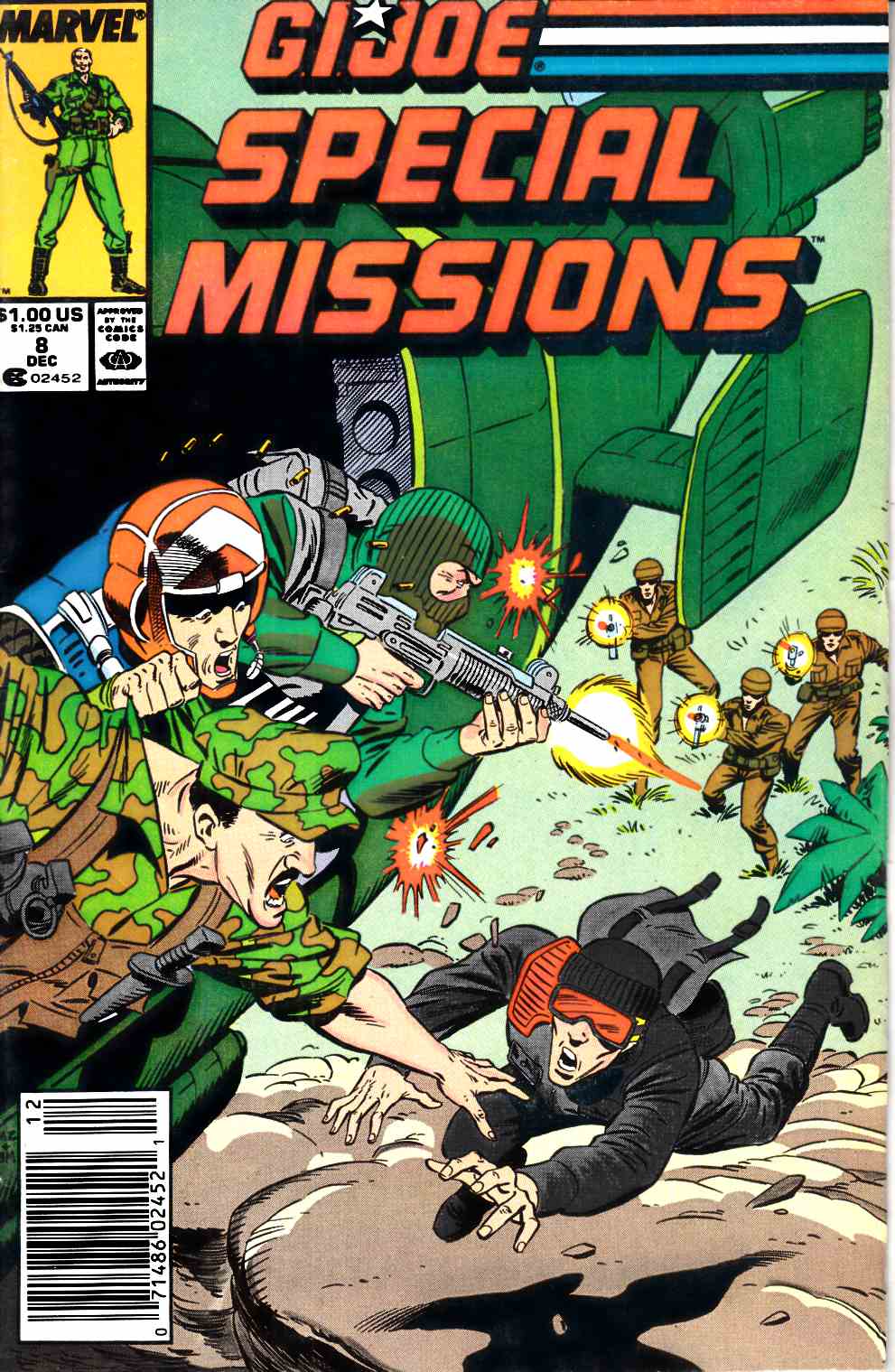 GI Joe Special Missions #8 Newsstand Edition Fine (6.0) [Marvel Comic] LARGE