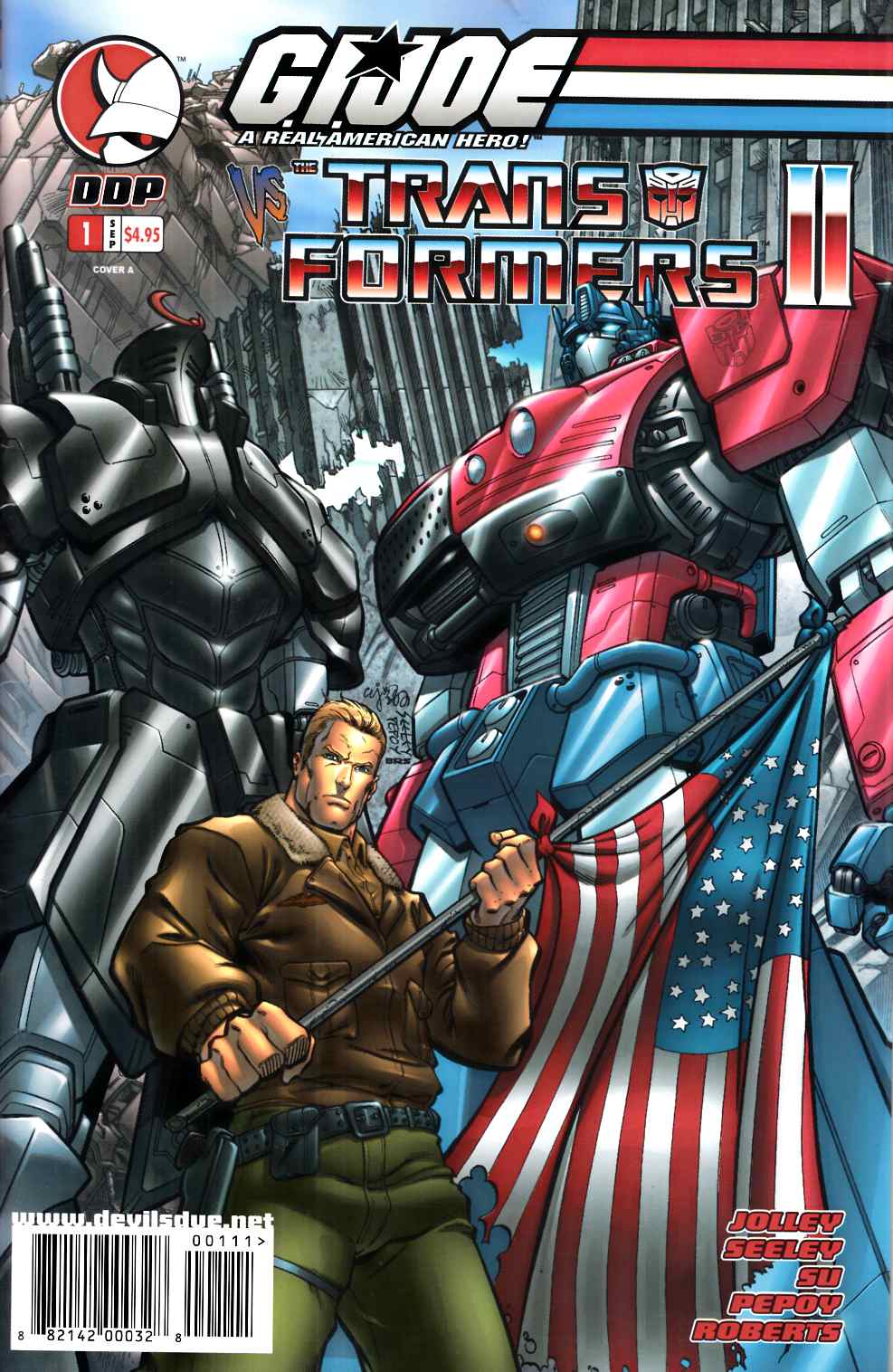 GI Joe vs Transformers Volume 2 #1 Cover A Very Fine (8.0) [Devils Due Comic] THUMBNAIL
