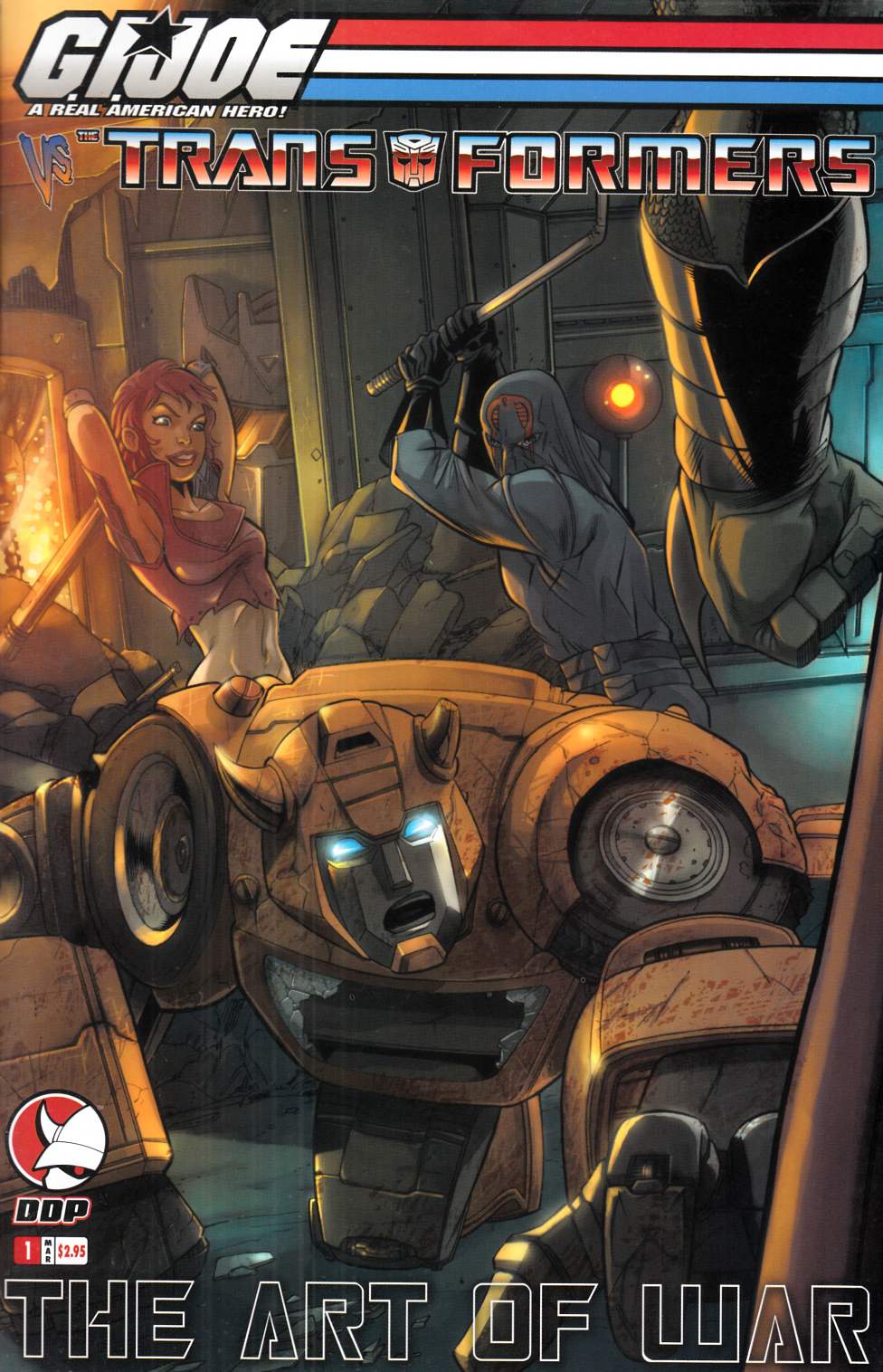 GI Joe vs Transformers #1 Cover B Near Mint (9.4) [Devils Due Comic] THUMBNAIL