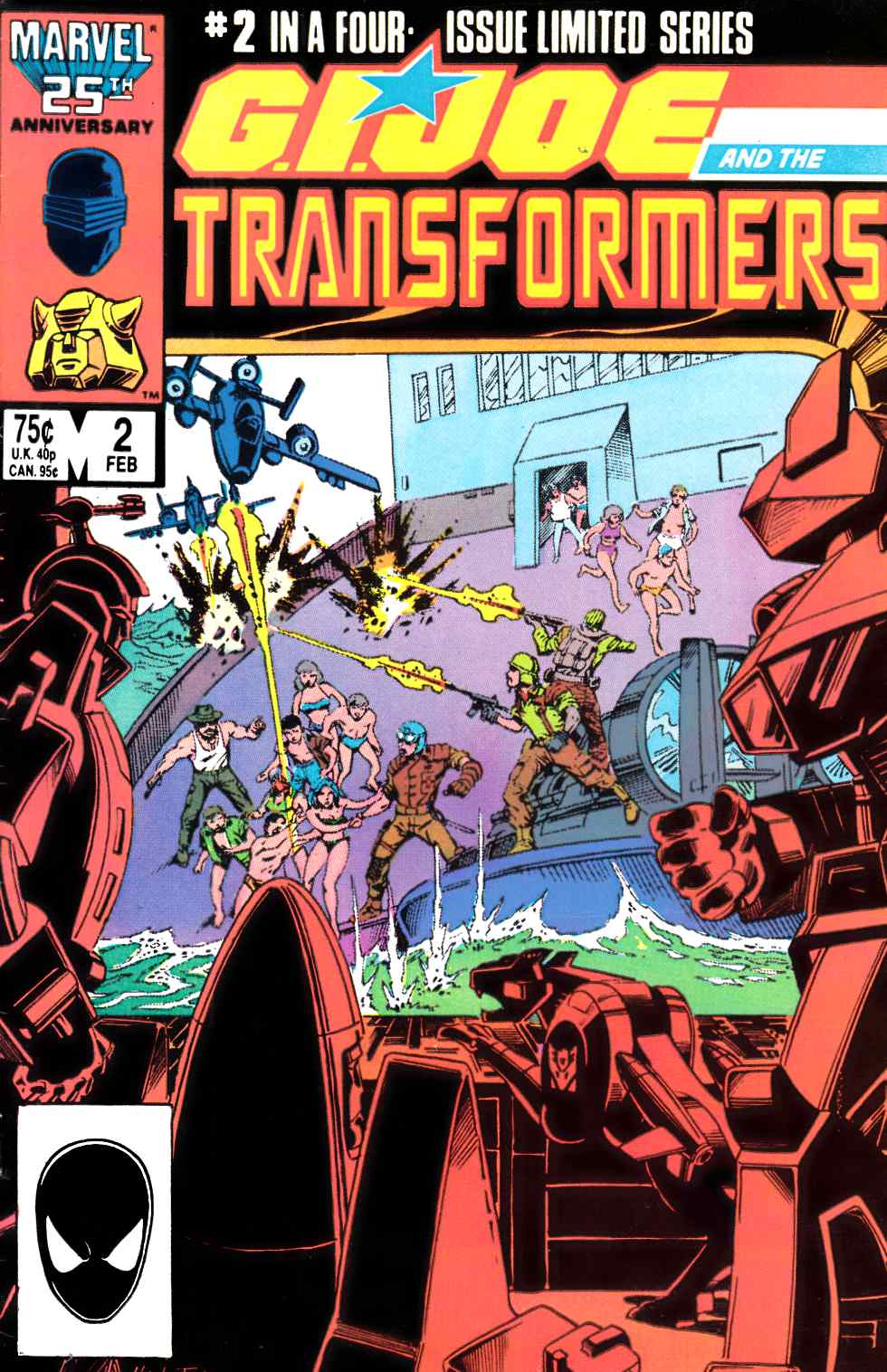 GI Joe and the Transformers #2 Very Fine (8.0) [Marvel Comic] THUMBNAIL