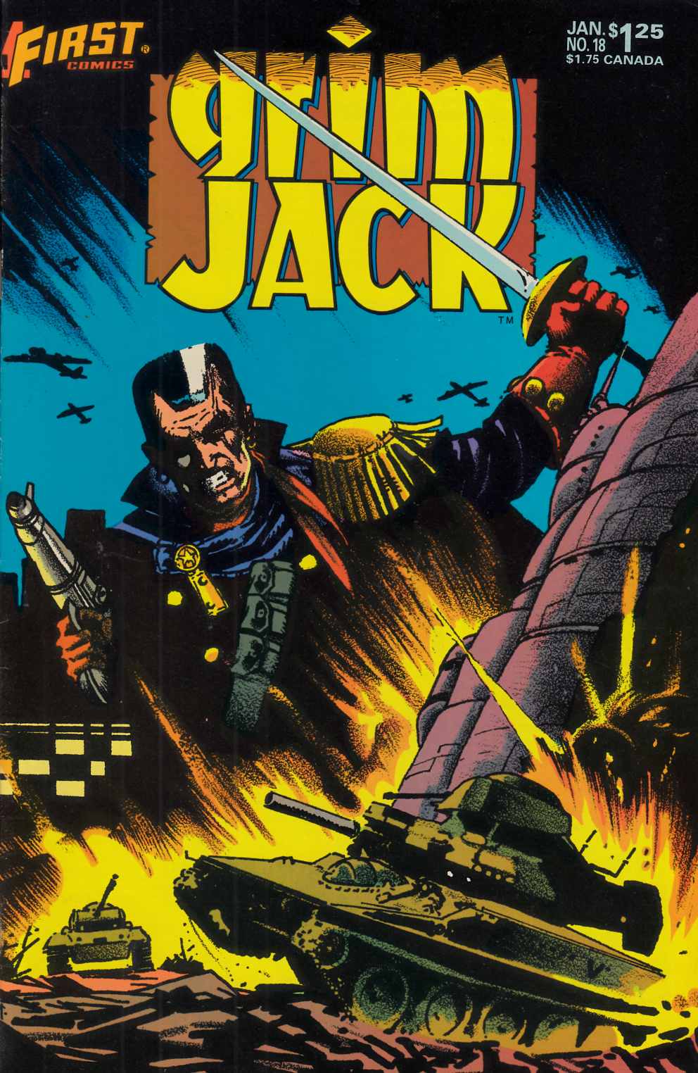 Grimjack #18 Near Mint Minus (9.2) [First Comic] THUMBNAIL