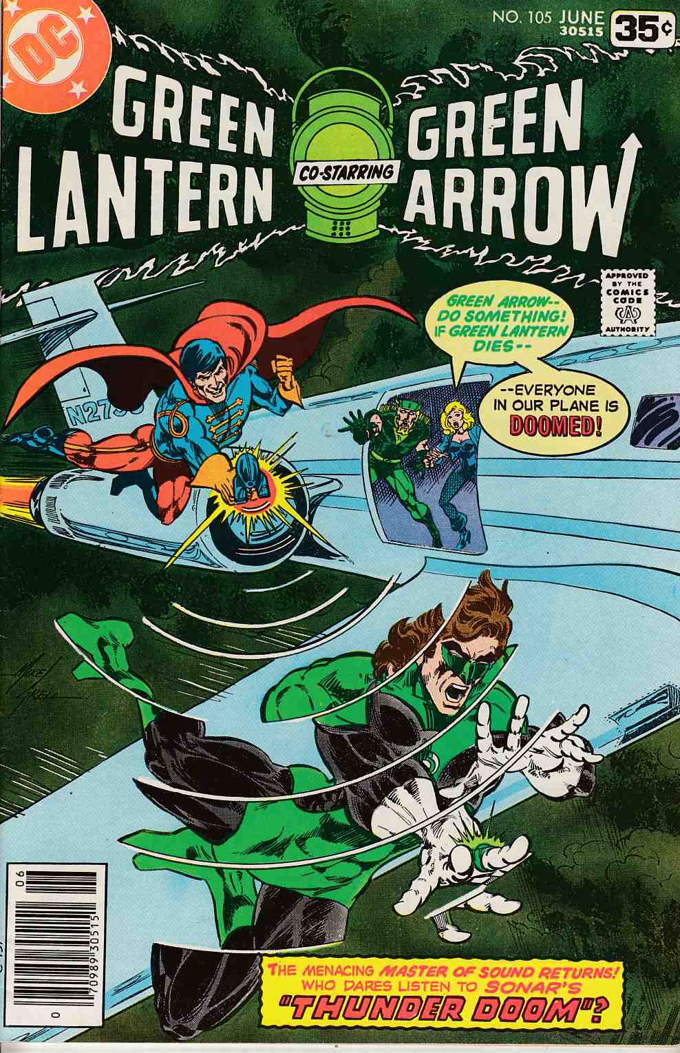 Green Lantern #105 Very Fine Minus (7.5) [DC Comic]