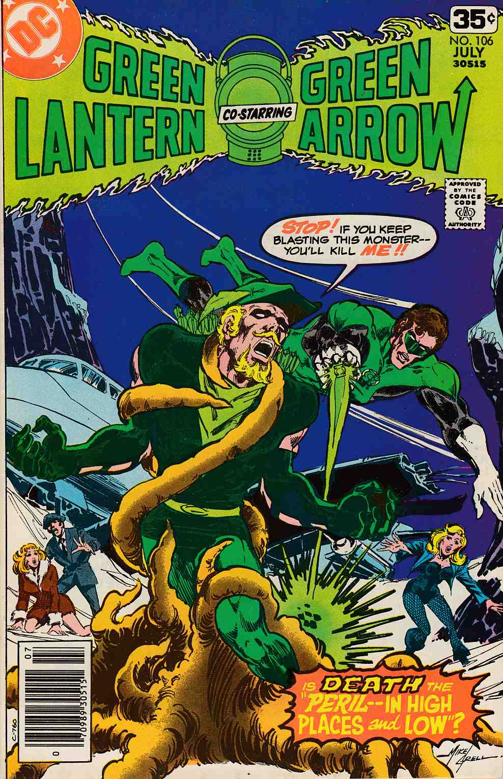 Green Lantern #106 Very Fine/Near Mint (9.0) [DC Comic]