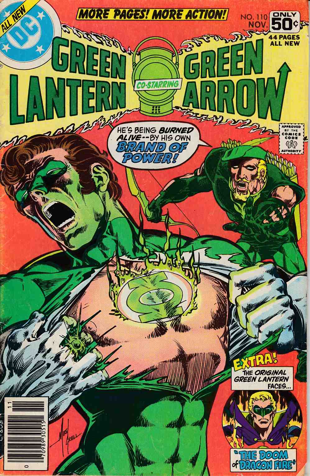 Green Lantern #110 Very Good Minus (3.5) [DC Comic]