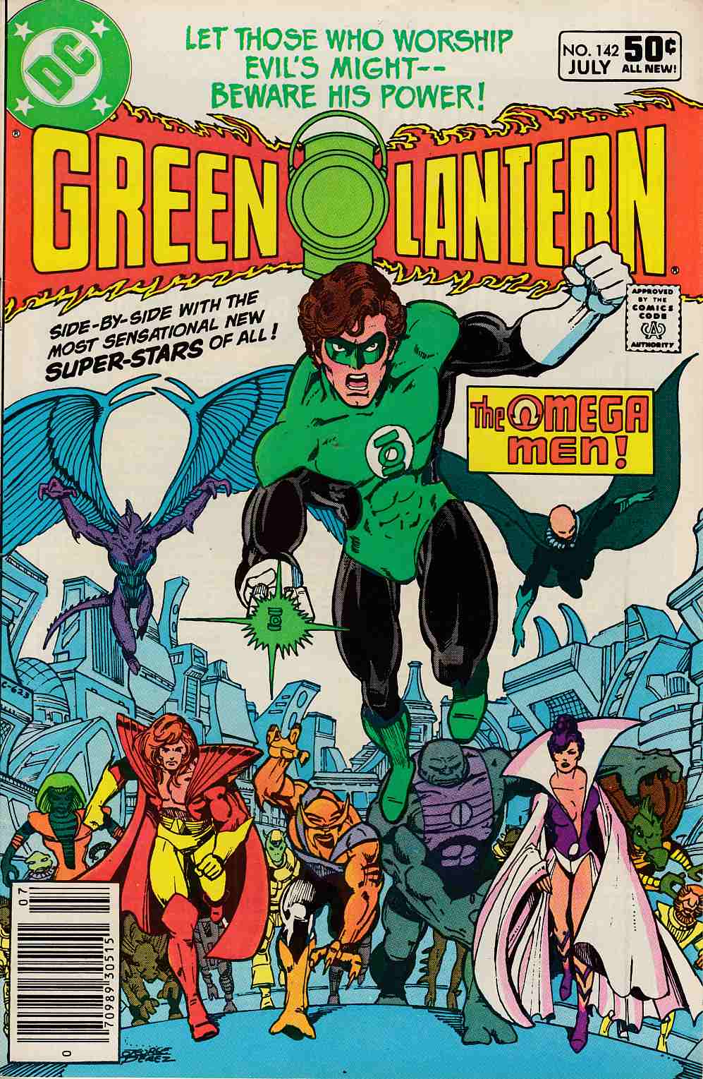 Green Lantern #142 Newsstand Edition Fine (6.0) [DC Comic]