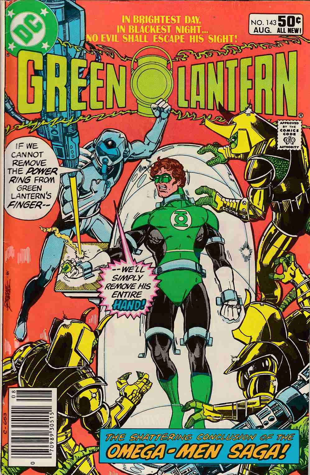 Green Lantern #143 Newsstand Edition Fine (6.0) [DC Comic]