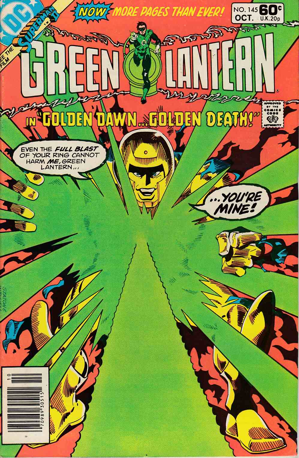 Green Lantern #145 Newsstand Edition Very Fine (8.0) [DC Comic]