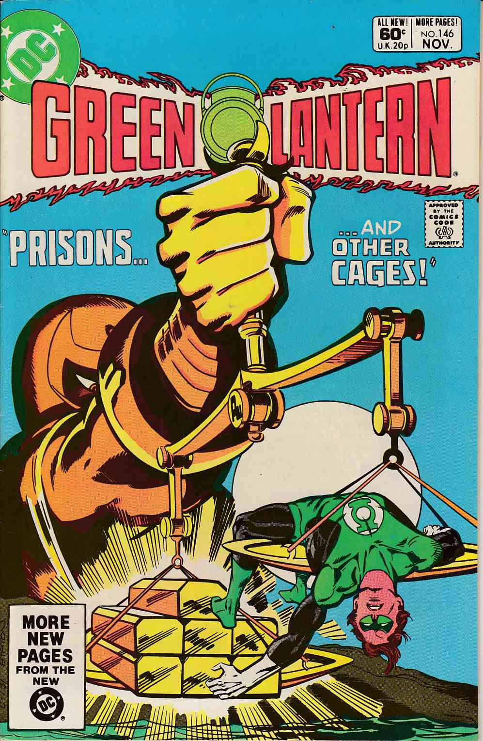 Green Lantern #146 Newsstand Edition Very Fine Minus (7.5) [DC Comic]